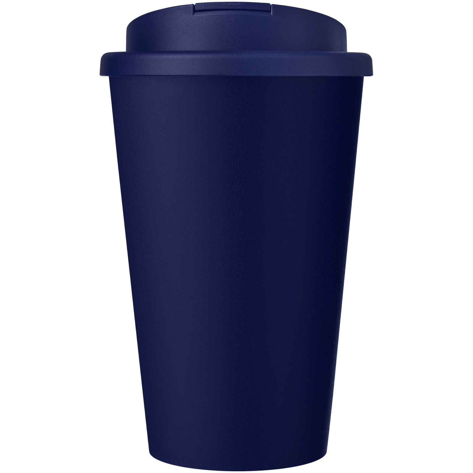 Americano® Eco 350 ml recycelter Becher mit auslaufsicherem Deckel blau