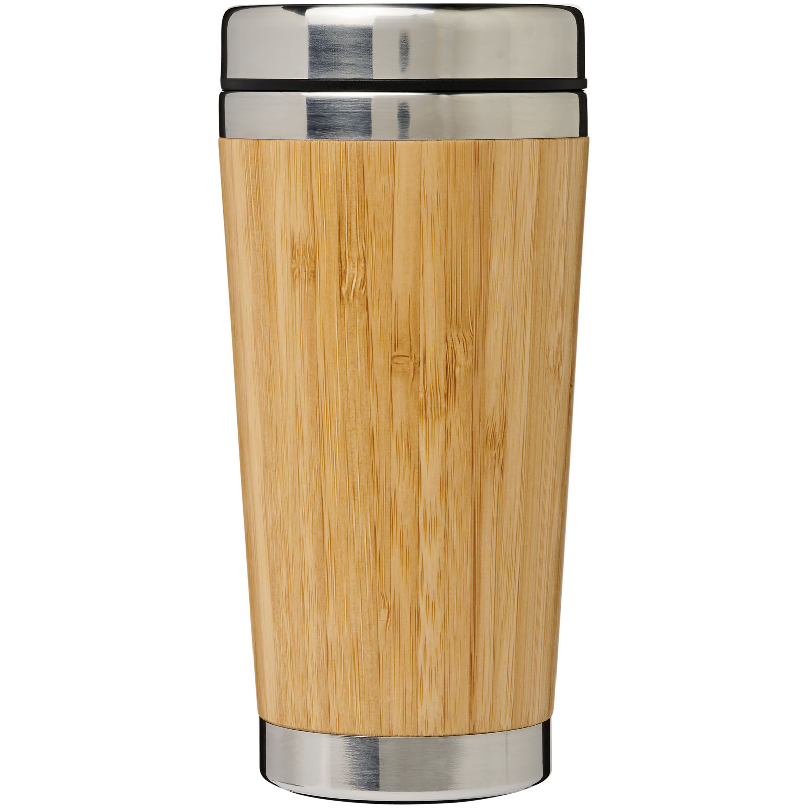 Bambus 450 ml Becher mit Bambus-Außenseite braun