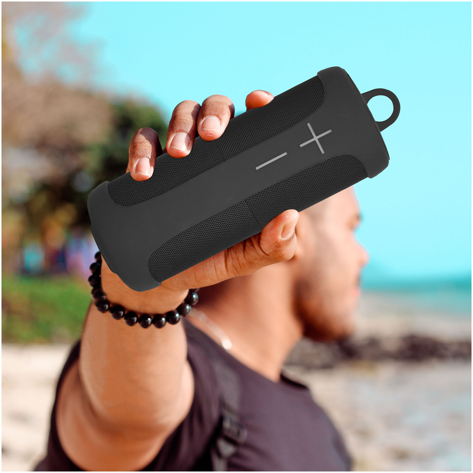 Prixton Aloha Lite Bluetooth® Lautsprecher schwarz