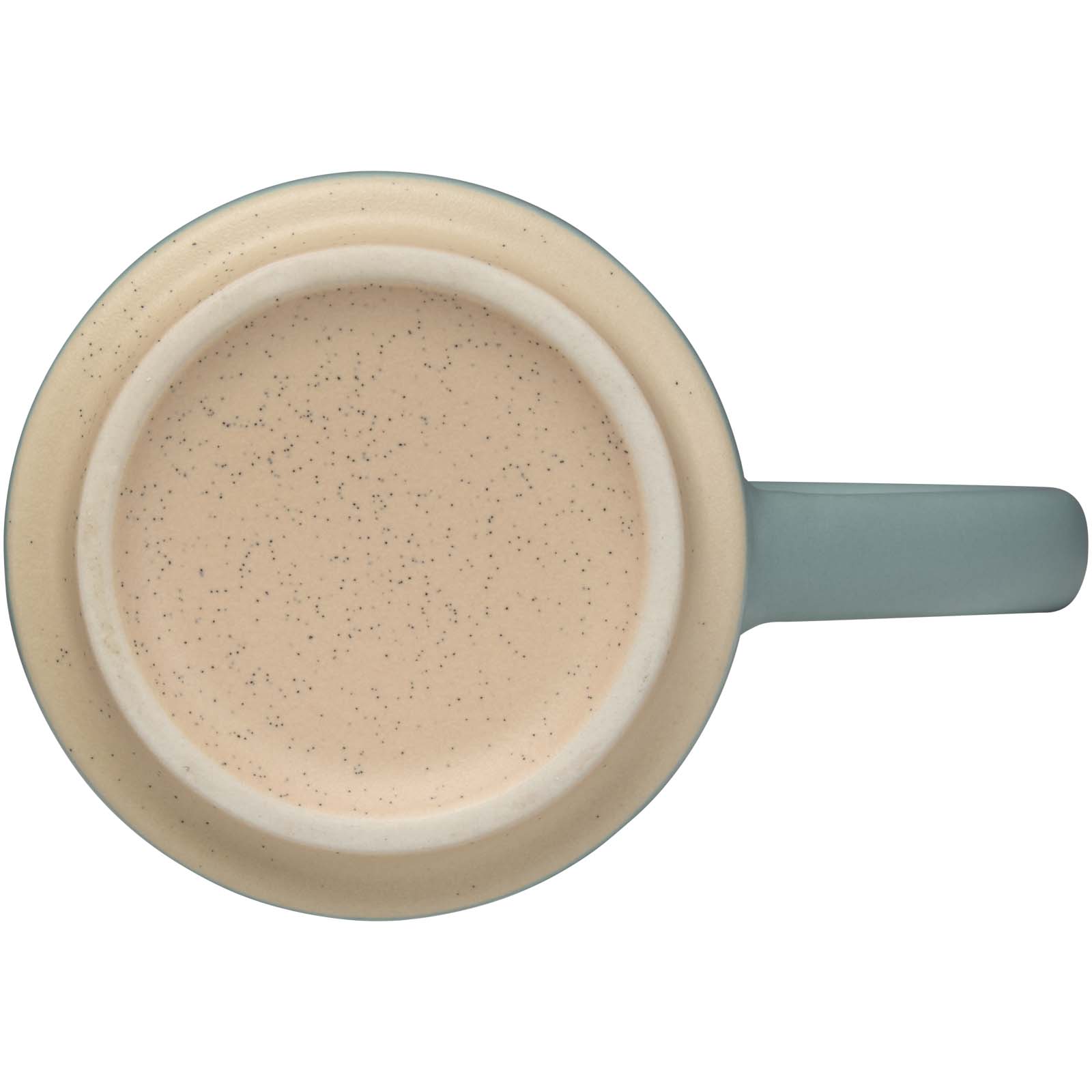 Camilla stapelbarer Keramikbecher, 180 ml, mit matter Oberfläche riffblau