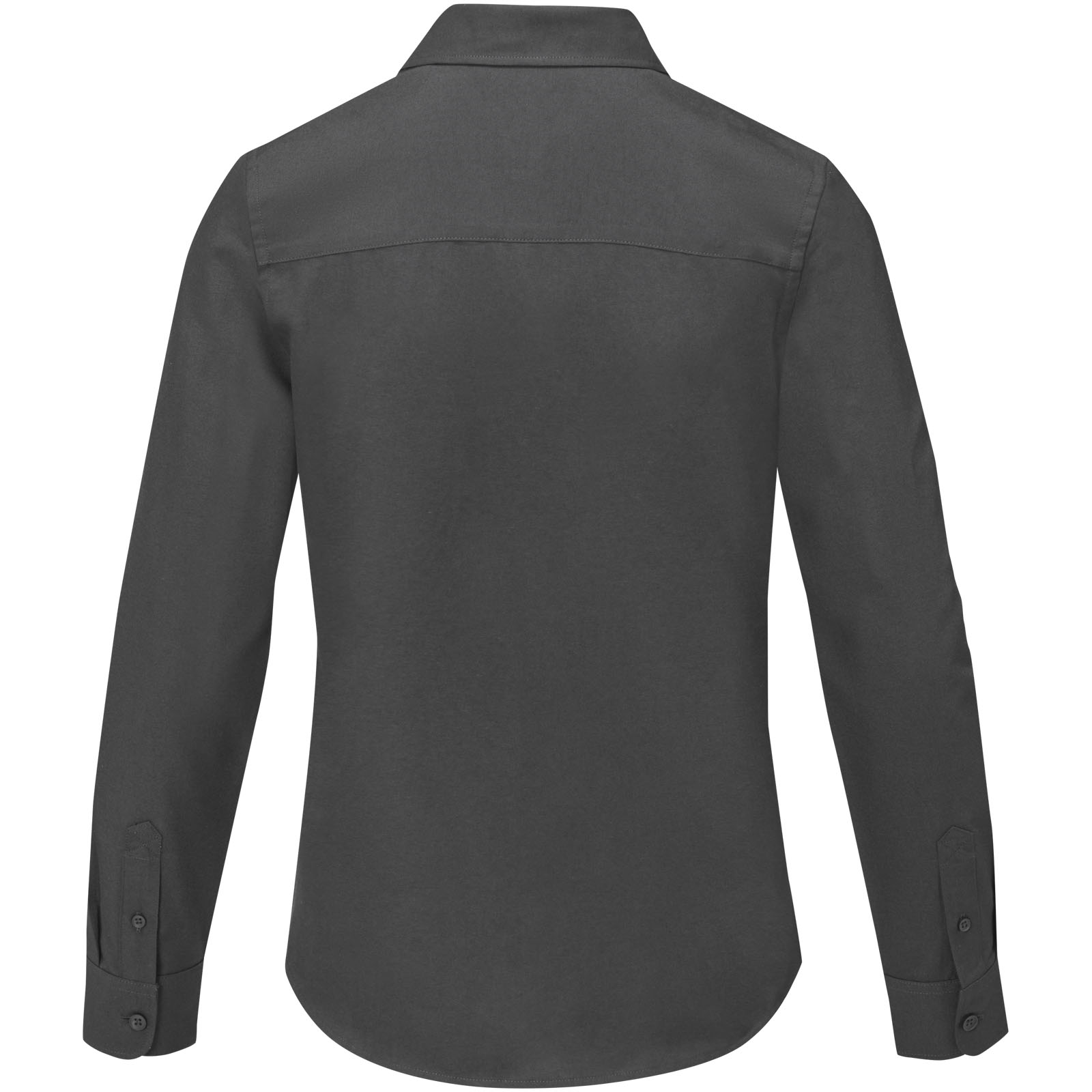 Pollux 130 g/m² Damenbluse mit langen Ärmeln storm grey