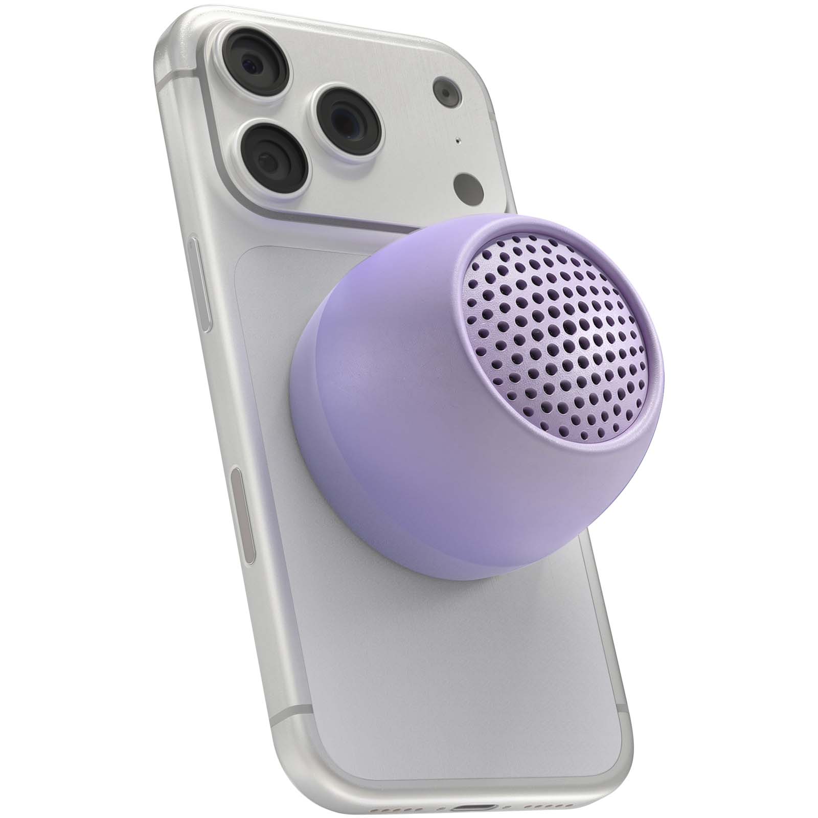 Boompods Zero Snap 5W magnetischer, wasserdichter, kabelloser Lautsprecher hellviolett