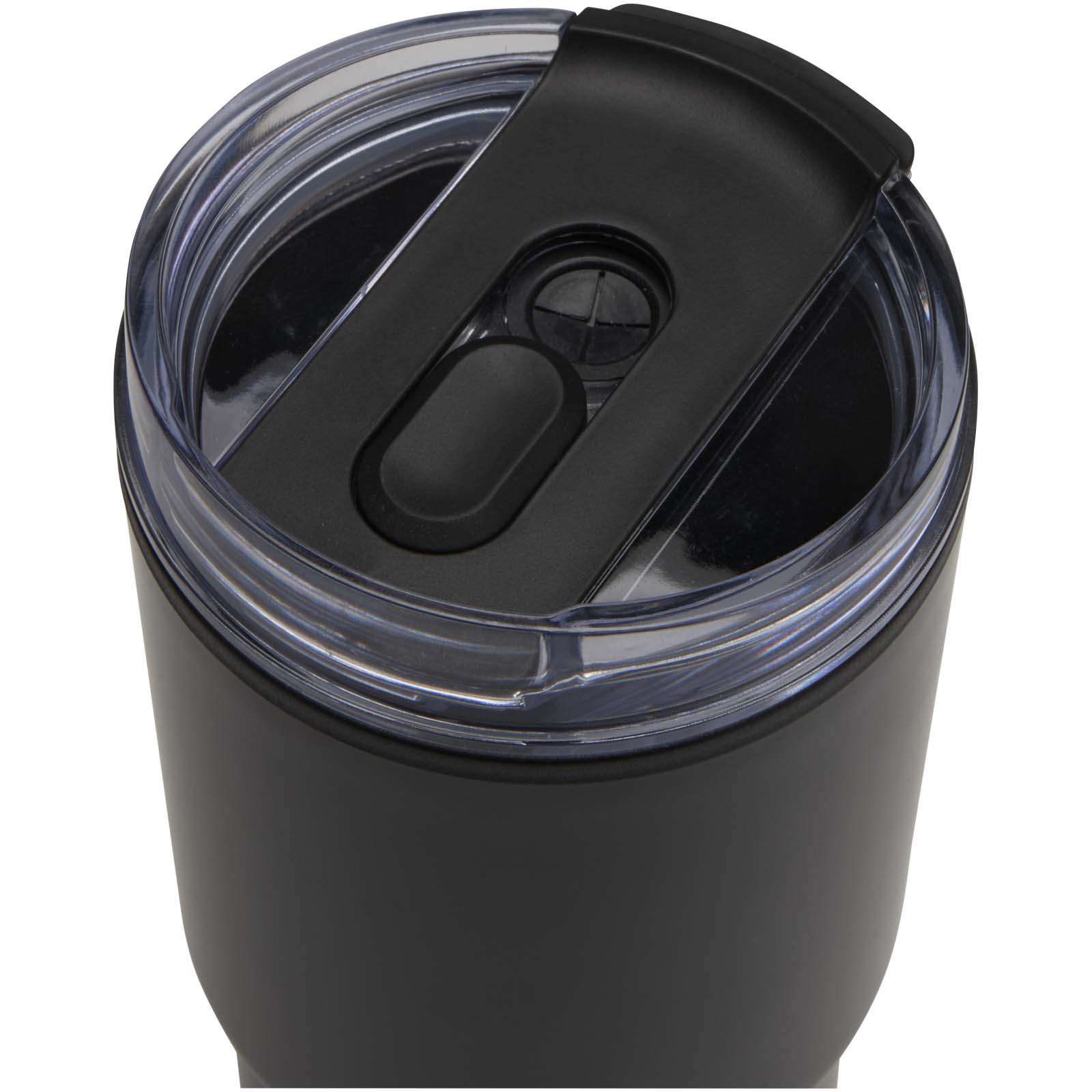 Westin 540 ml RCS Becher aus recyceltem Material, doppelwandig isoliert, mit Trinkhalm schwarz