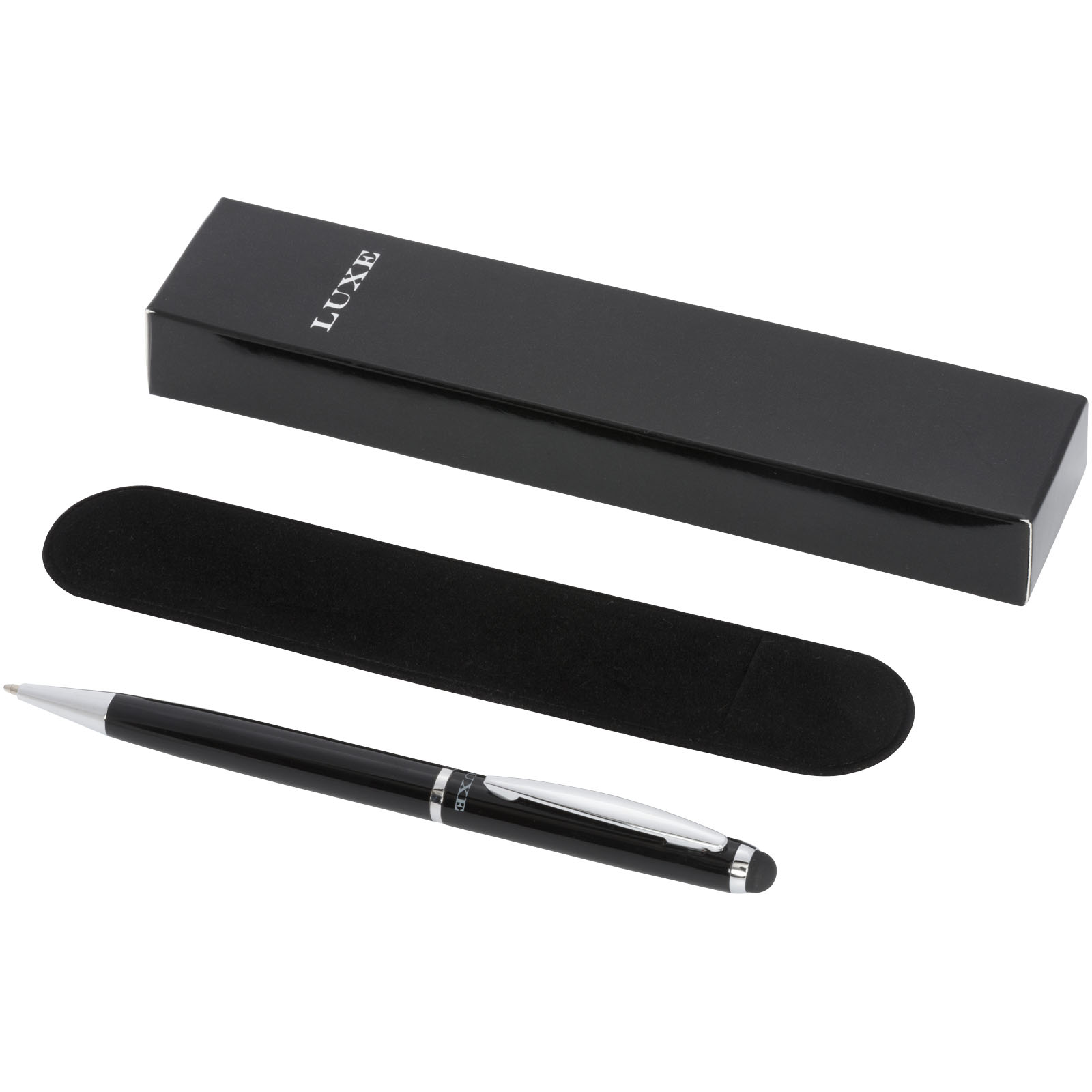 Lento Stylus Kugelschreiber (schwarze Mine) schwarz
