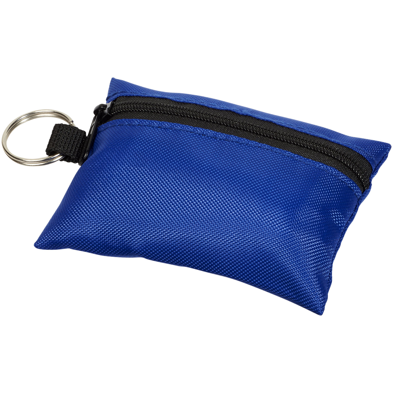 Valdemar 16-teilige Erste-Hilfe-Tasche mit Schlüsselanhänger royalblau