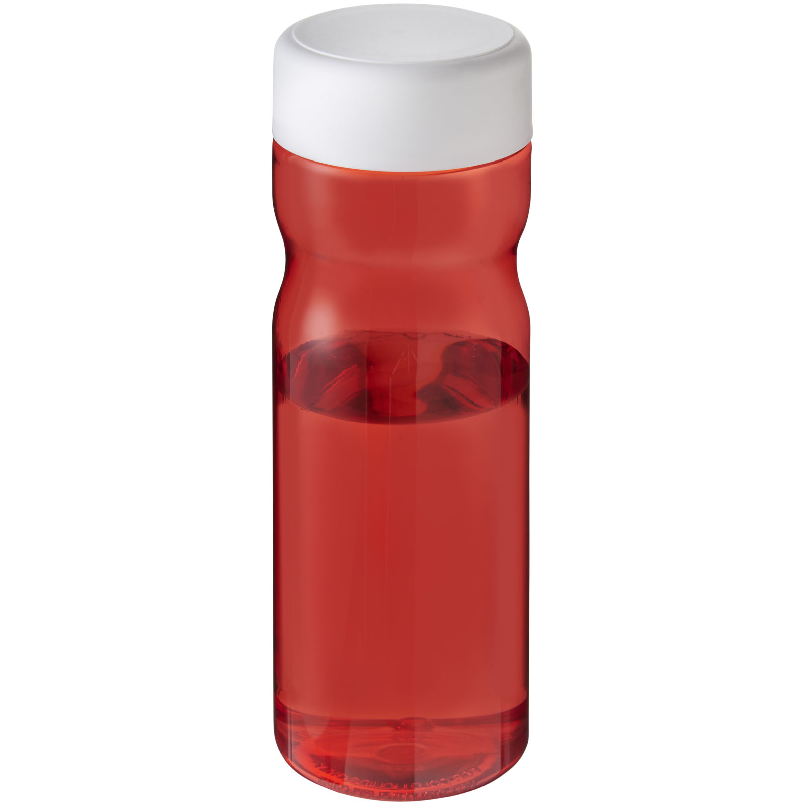 H2O Active® Base Tritan™ 650-ml-Sportflasche mit Drehdeckel rot, weiss