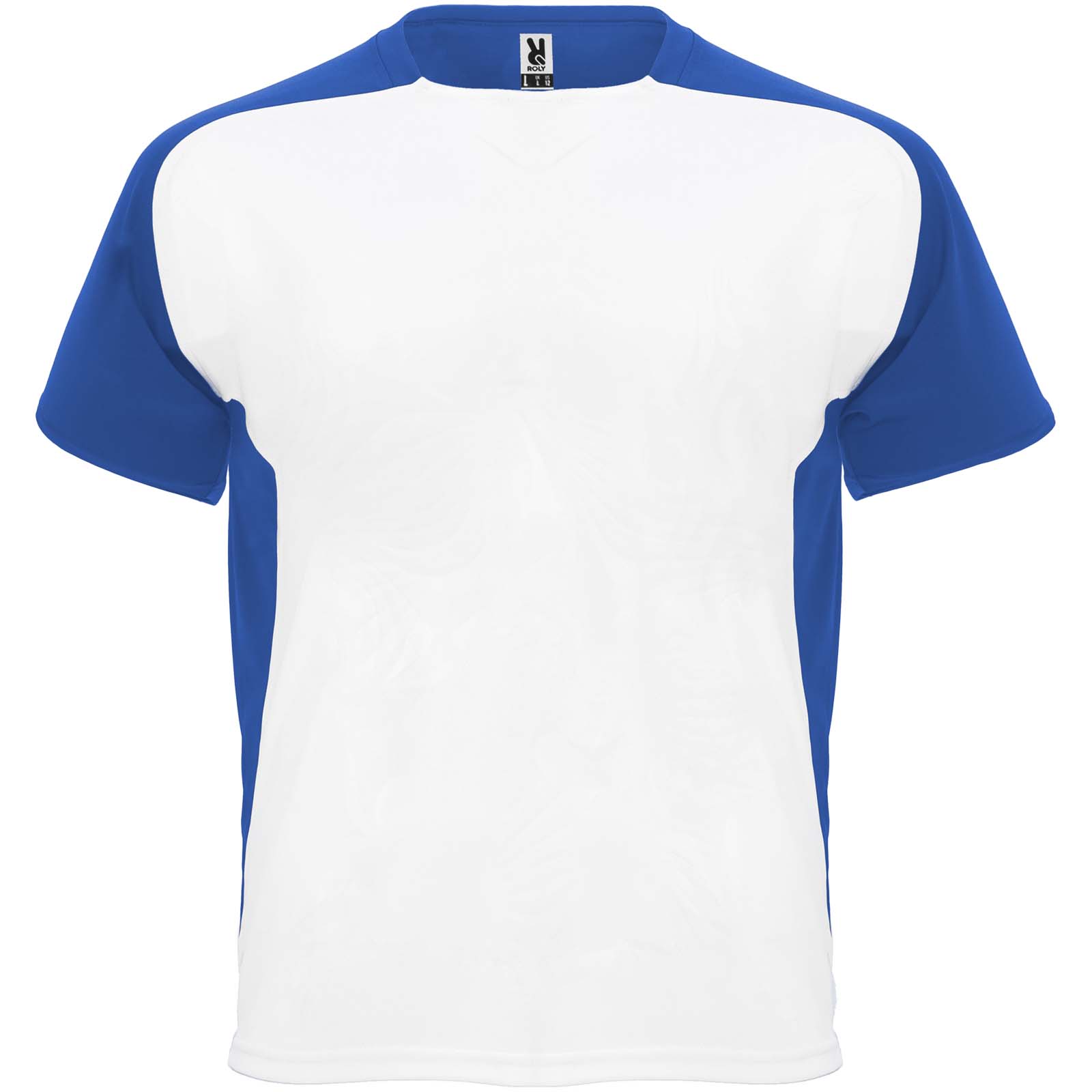 Bugatti 140 g/m² Sport T-Shirt für Kinder weiss, royalblau