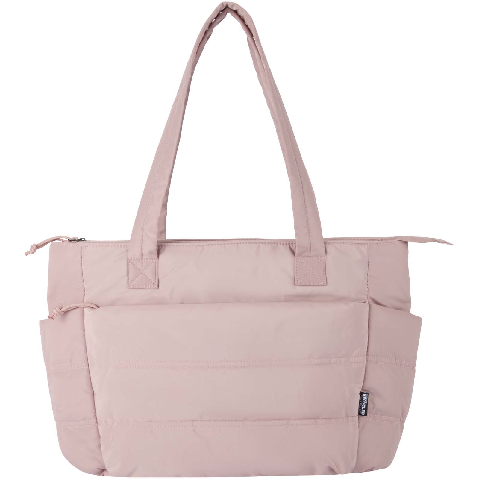 Puffer 15,6" GRS recycelte Laptoptragetasche 18L altrosa