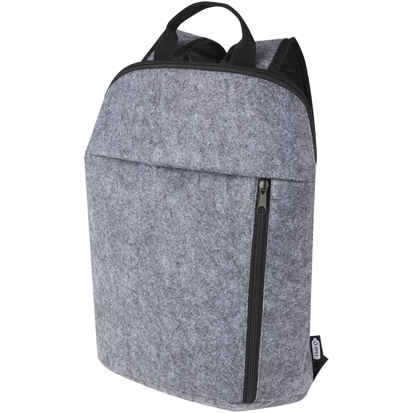 Felta Kühlrucksack aus GRS-recyceltem Filz 7 L mittelgrau