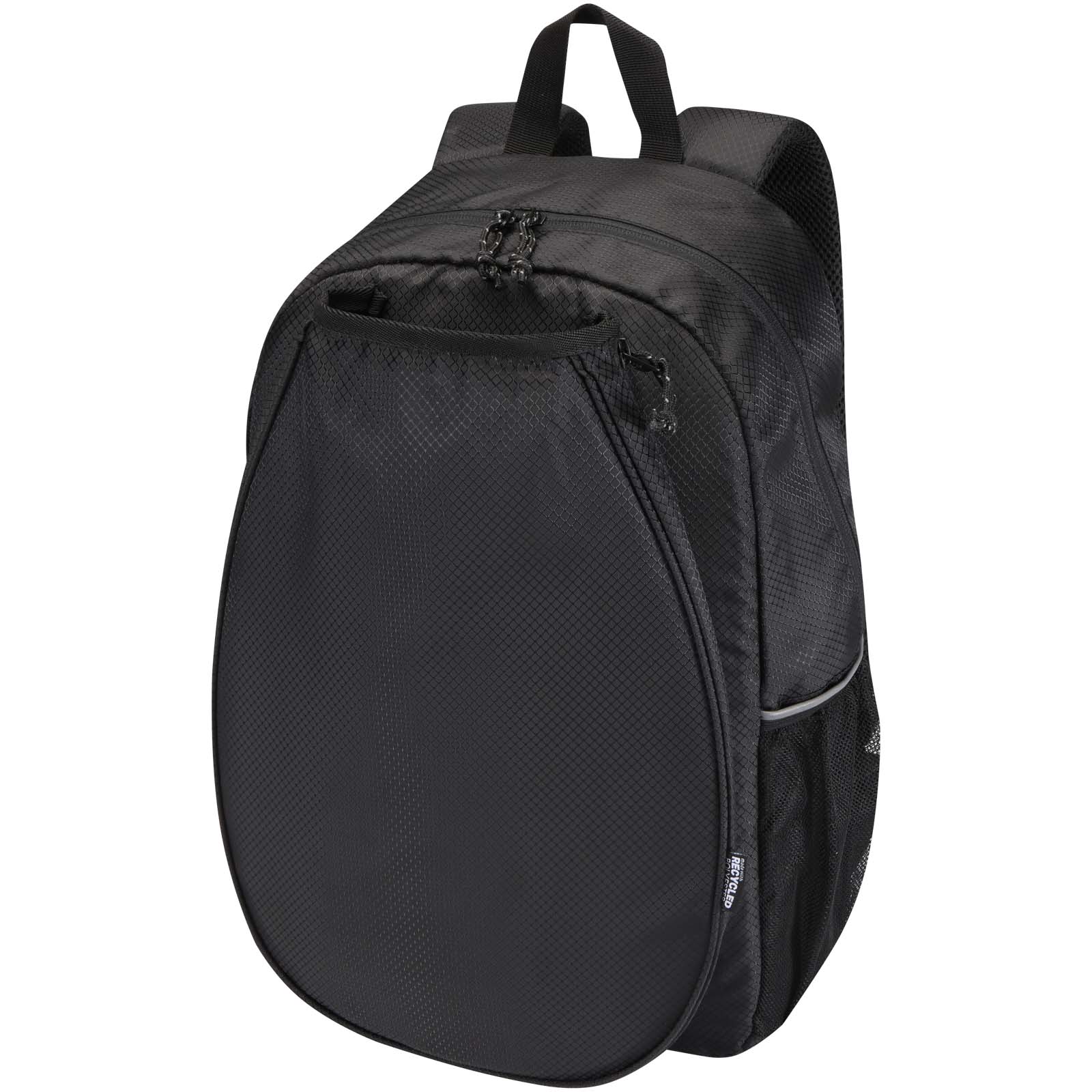 Varyon 15" GRS Padel-Rucksack aus recyceltem Material, 18 l schwarz