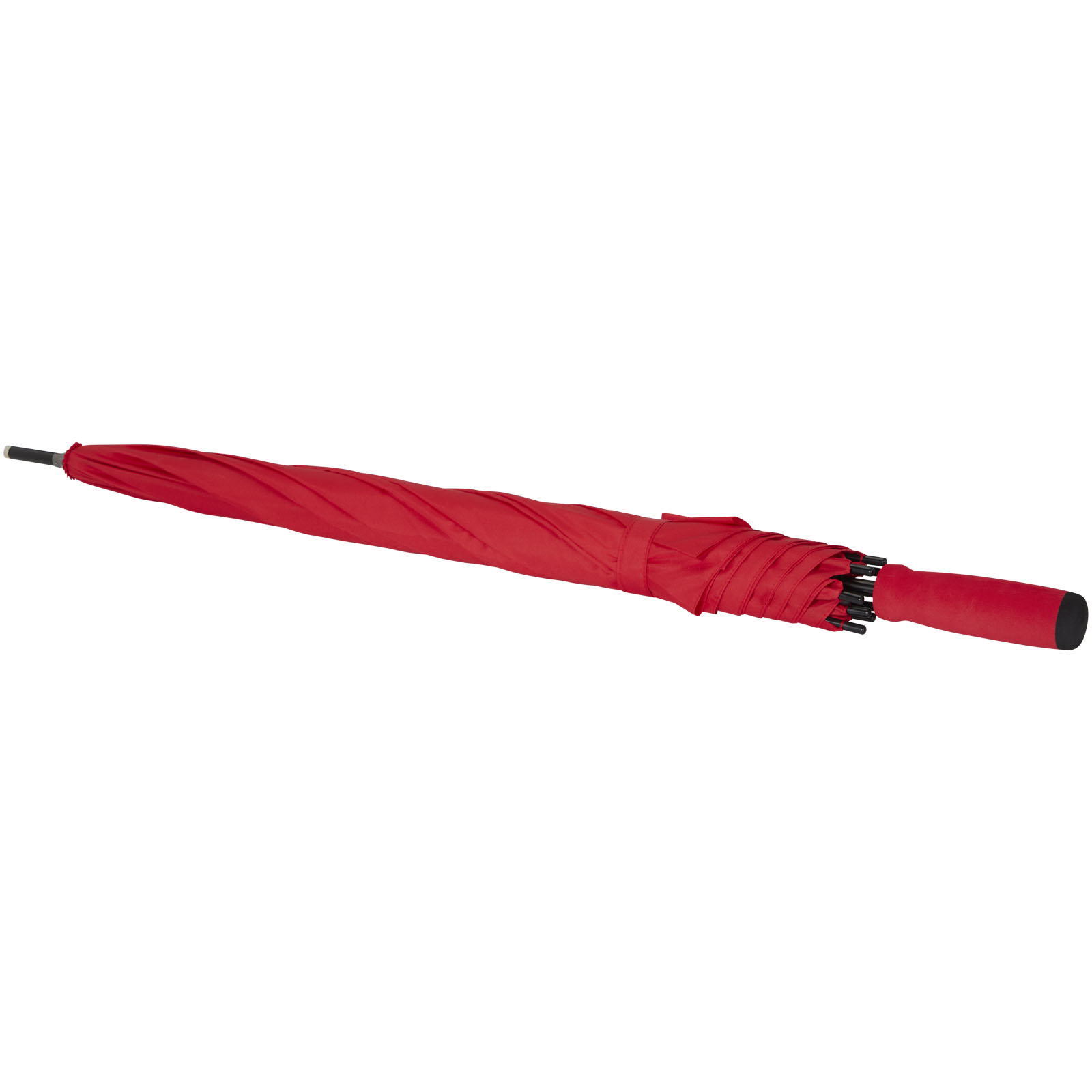 Niel 23" Automatikregenschirm aus recyceltem PET rot