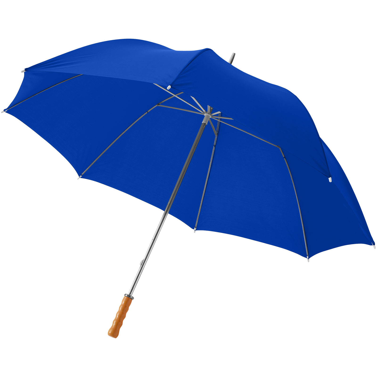Karl 30" Golfschirm mit Holzgriff royalblau