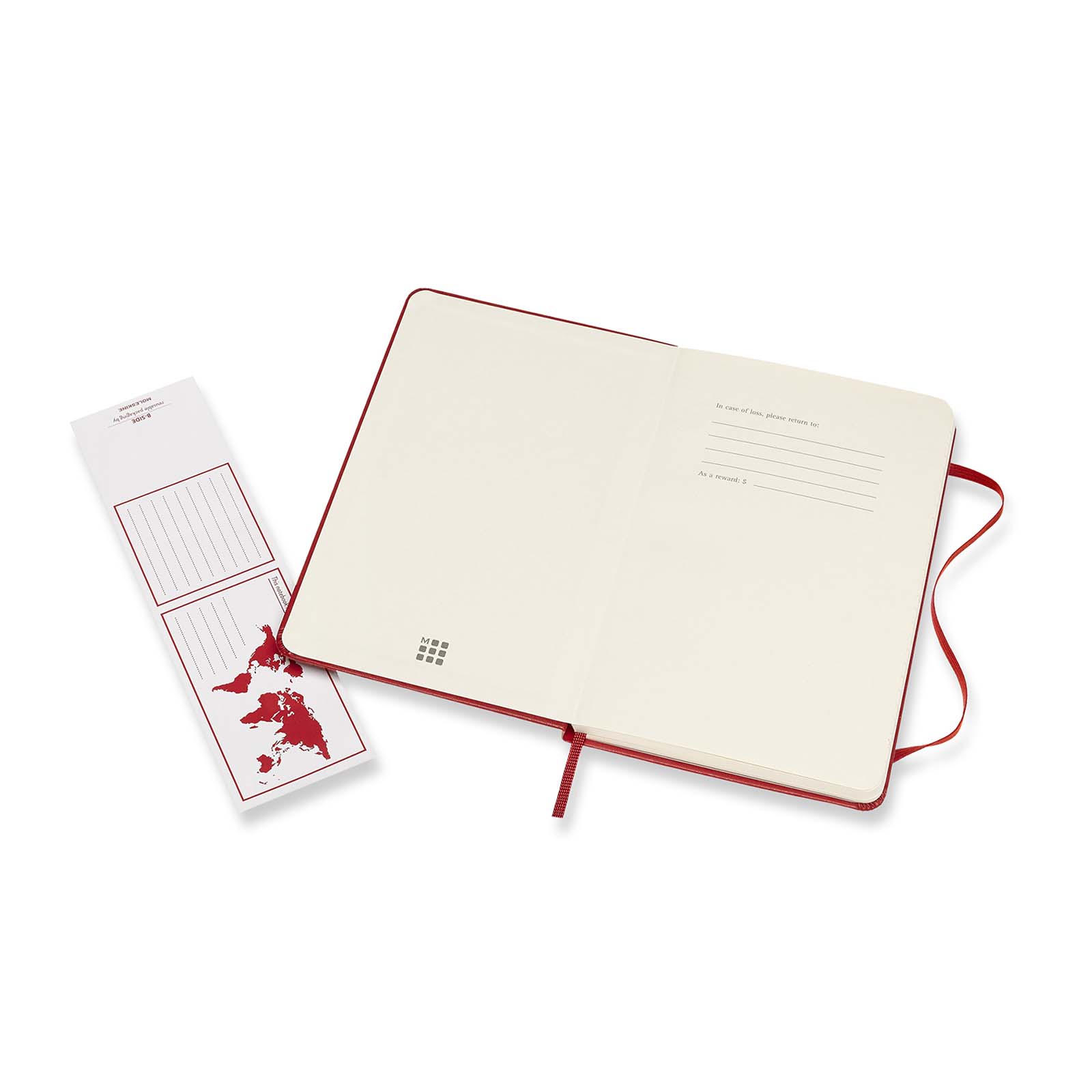 Moleskine Classic Hardcover Notizbuch M – liniert scharlachrot