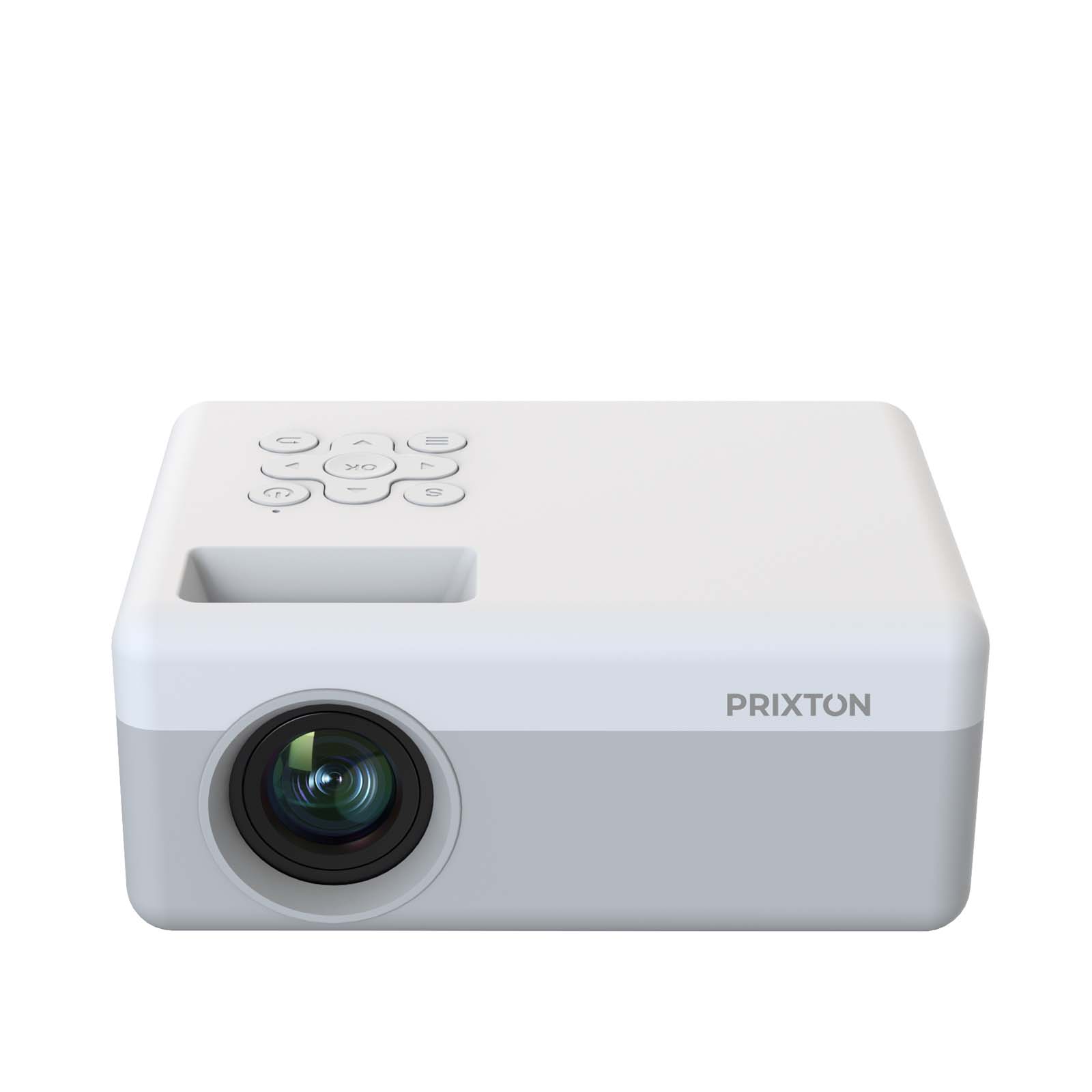 Prixton Mini Pro Cinema Beamer grau, weiss