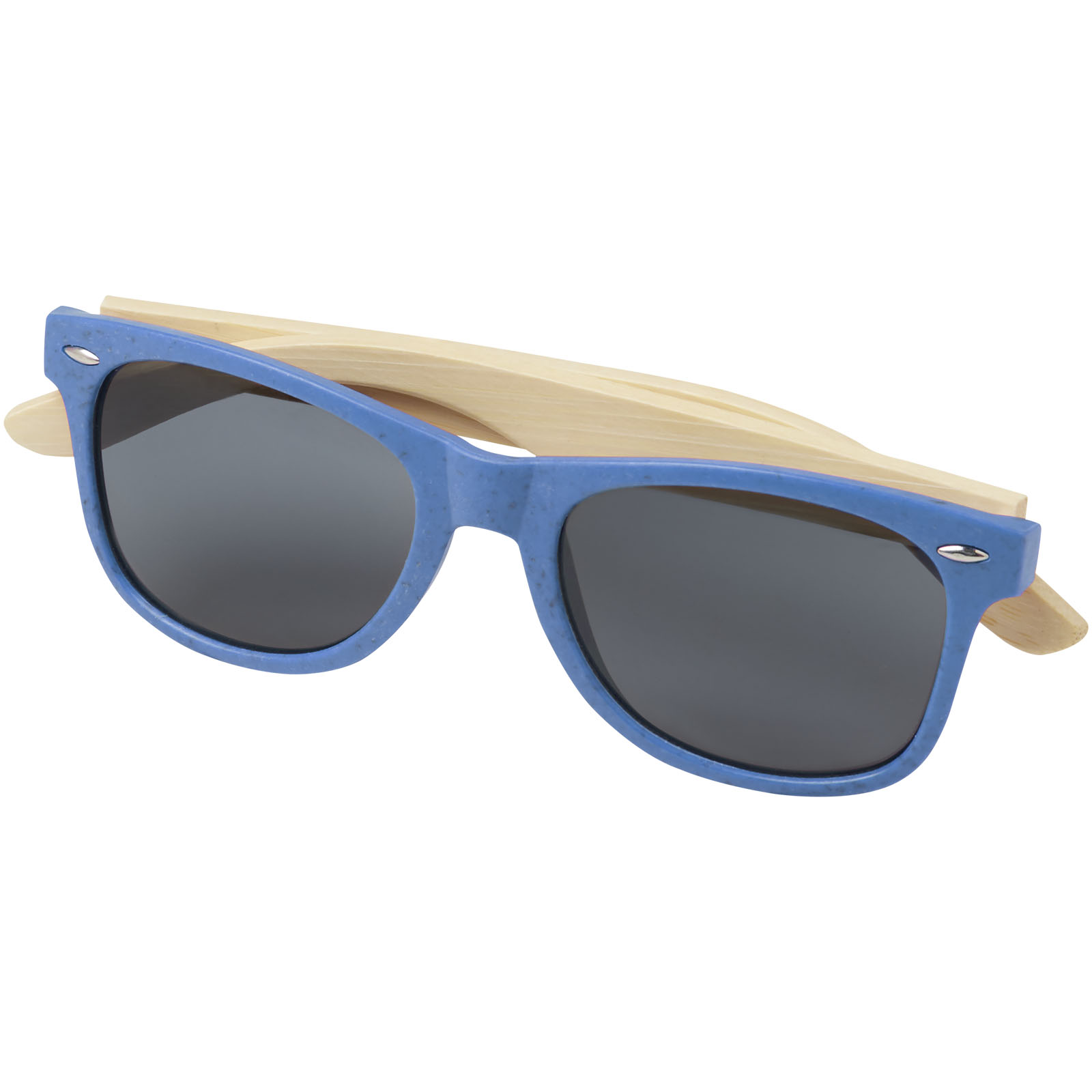 Sun Ray Bambus Sonnenbrille processblau