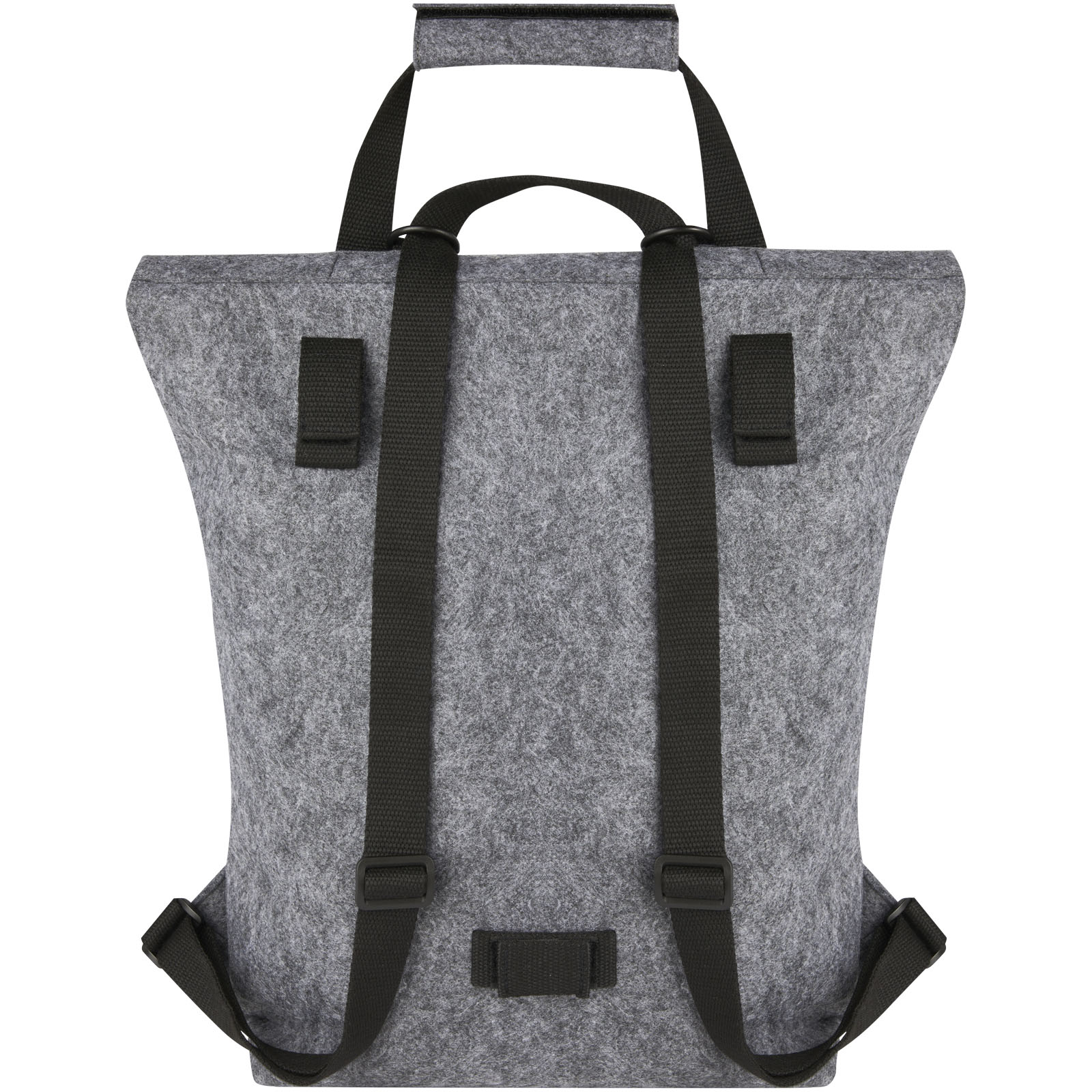 Felta Fahrradtasche aus GRS-recyceltem Filz 13 L mittelgrau