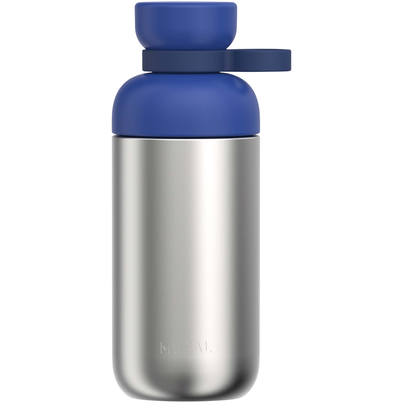Mepal Vita 500 ml Trinkflasche aus recyceltem Edelstahl (Kohlensäure geeignet) vivid blau