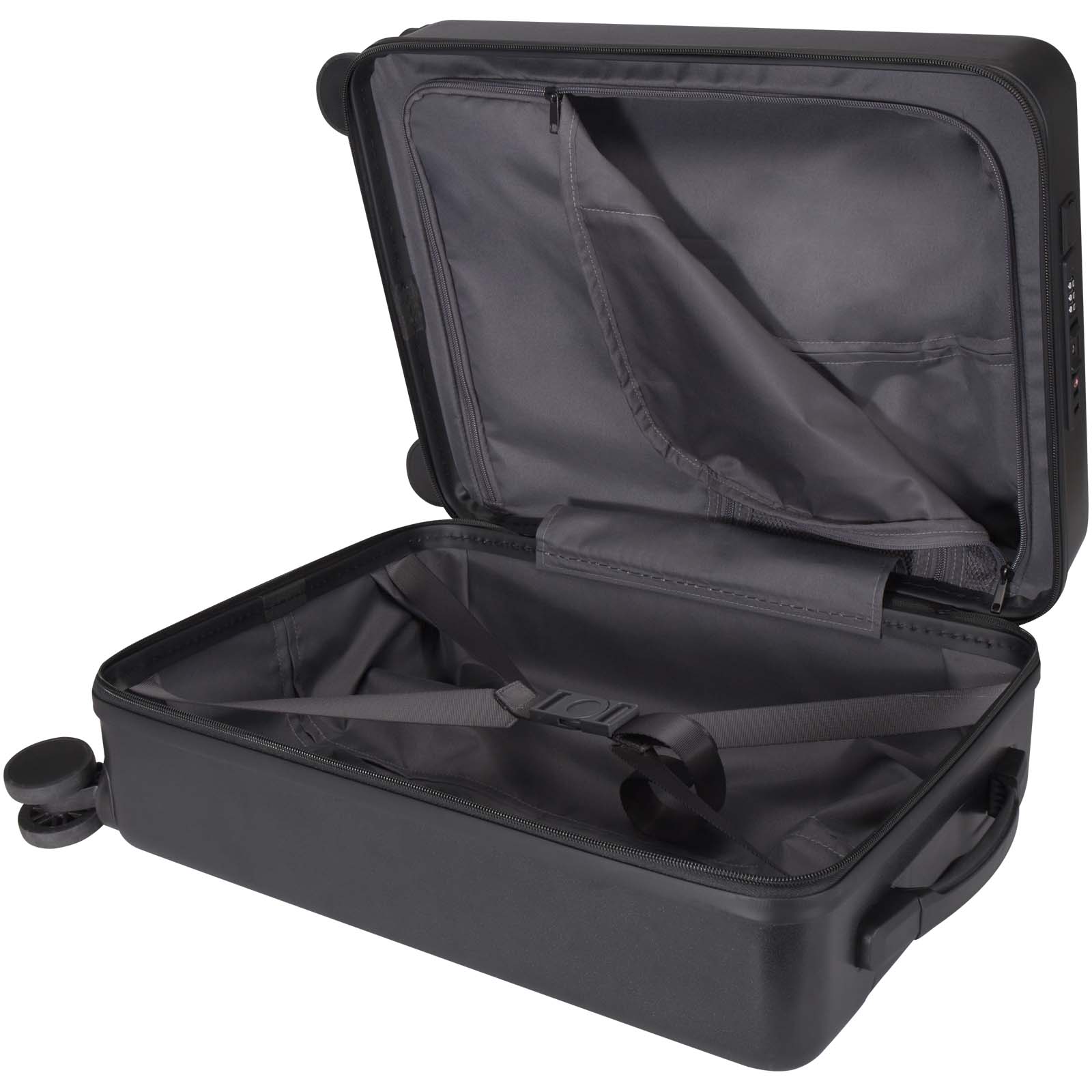 Rover Pro 20" Kabinentrolley aus recyceltem GRS-Material 40 L schwarz
