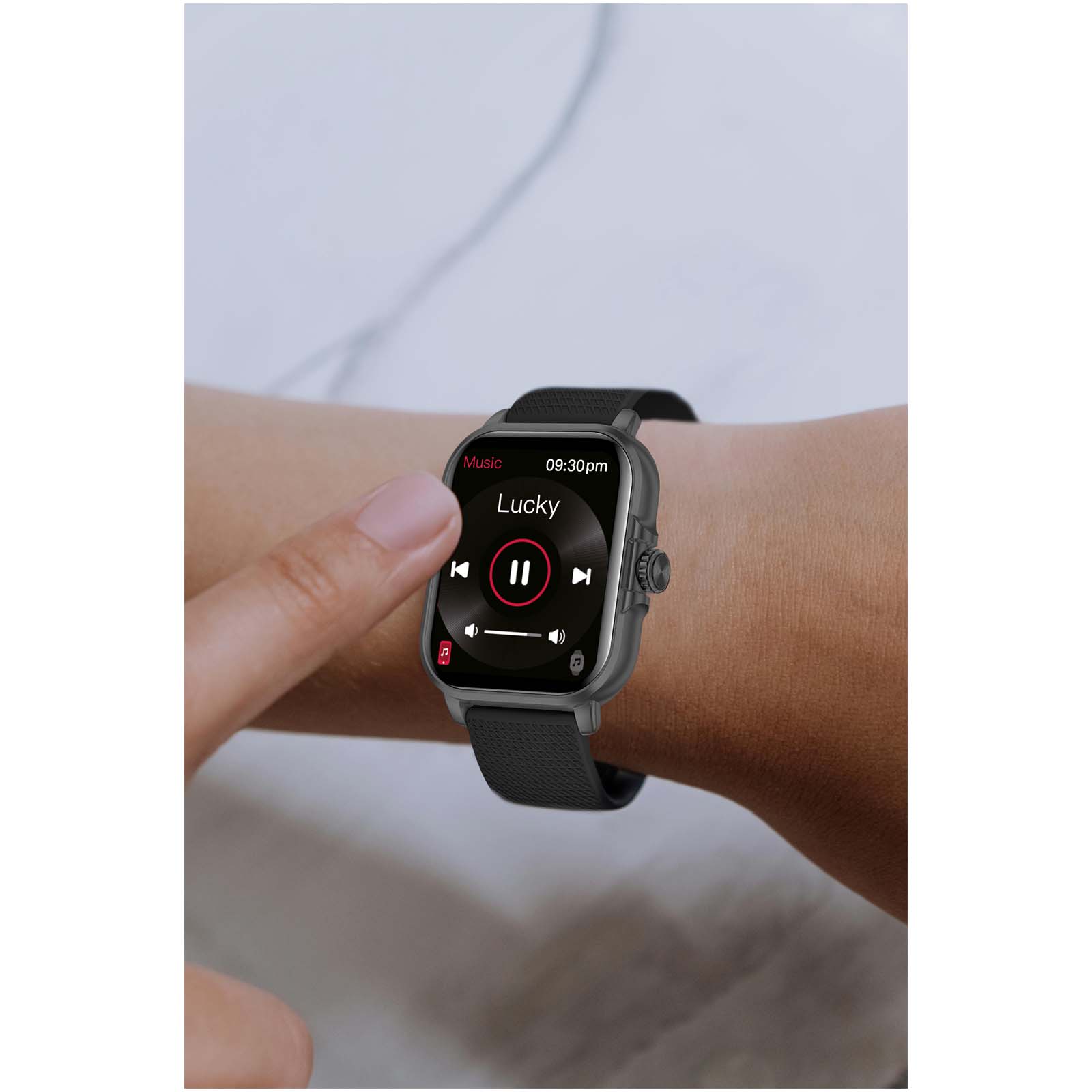 Prixton AT803 Activity Tracker mit Thermometer schwarz