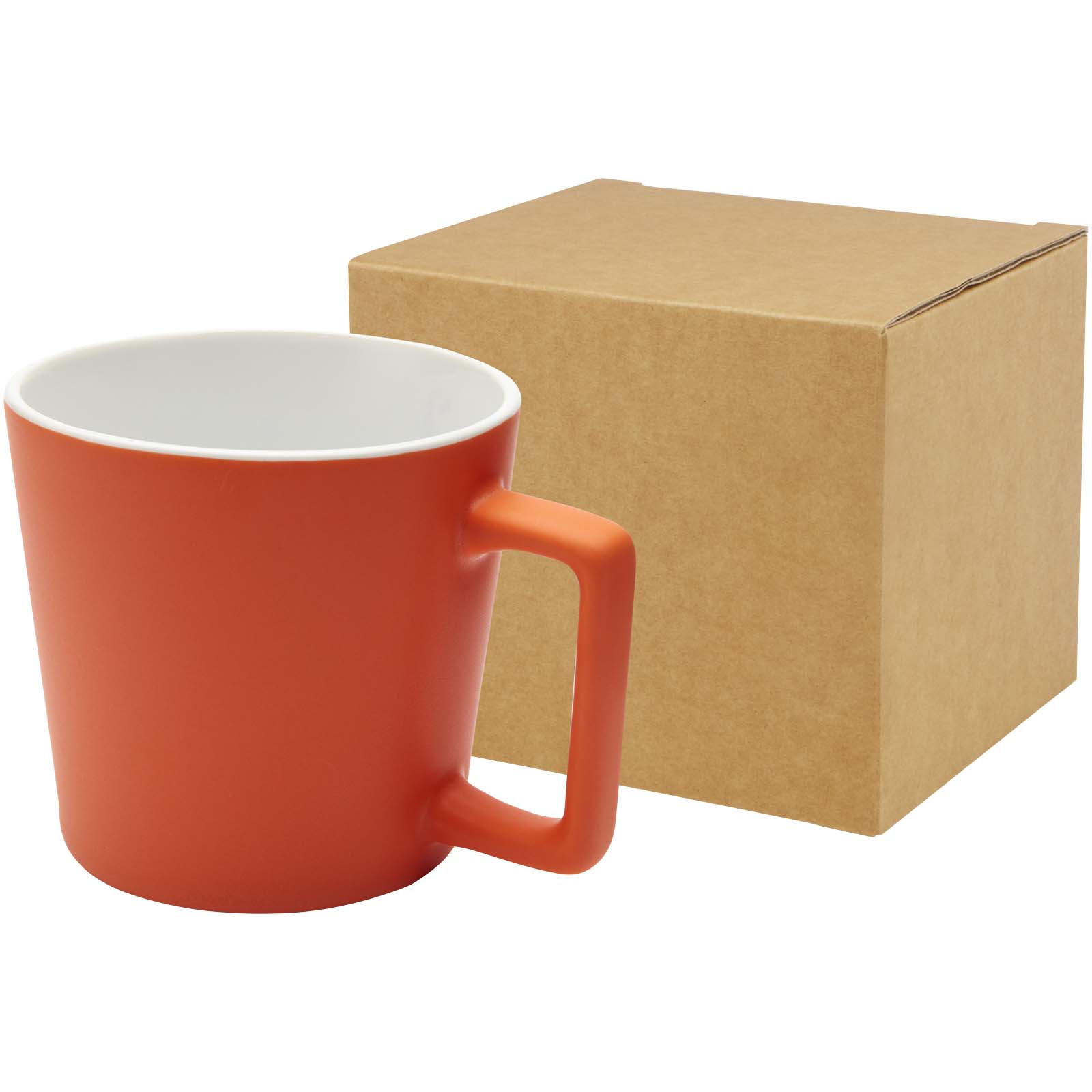 Cali 370 ml Keramiktasse mit matter Oberfläche orange