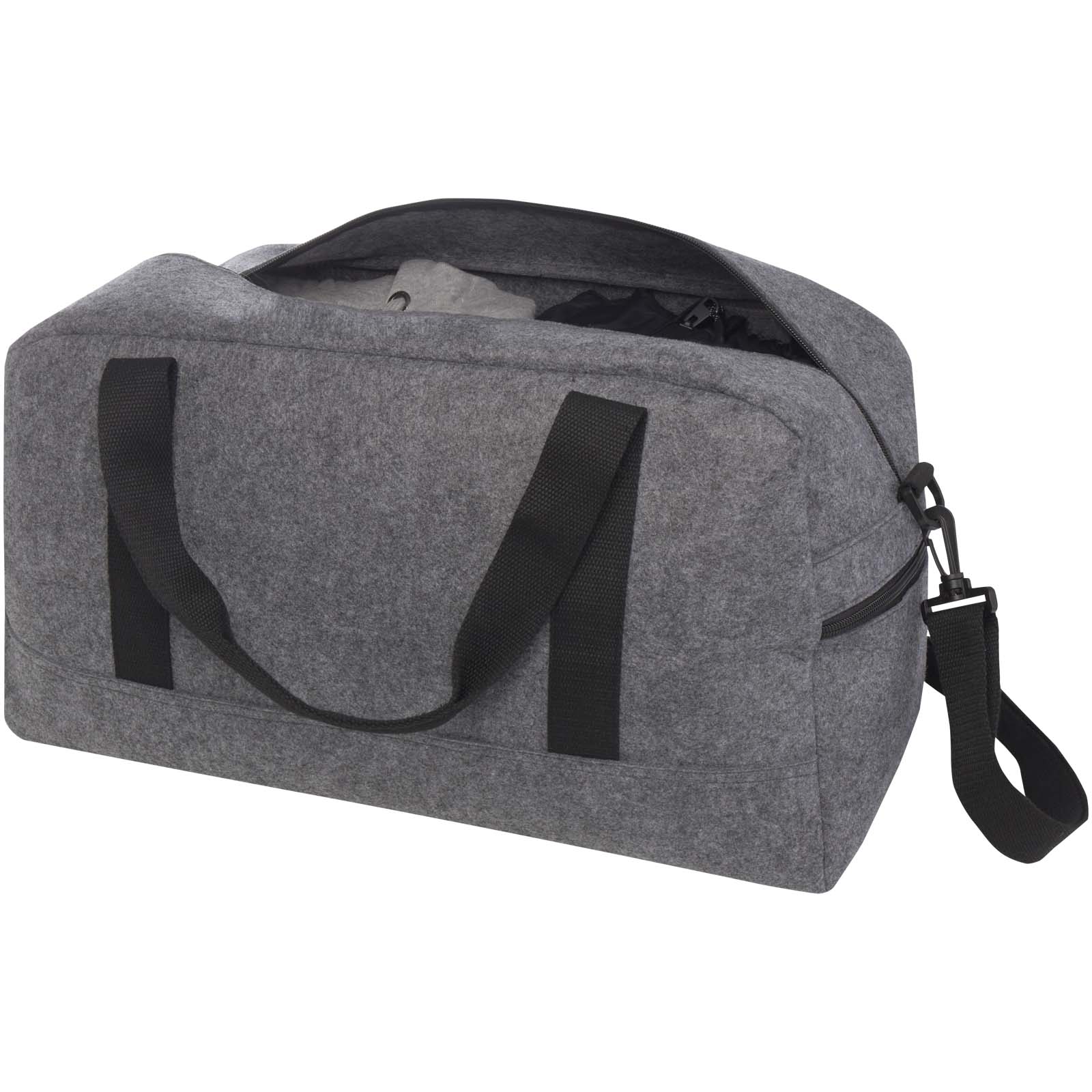Felta Reisetasche aus recyceltem GRS-Material 35 L mittelgrau