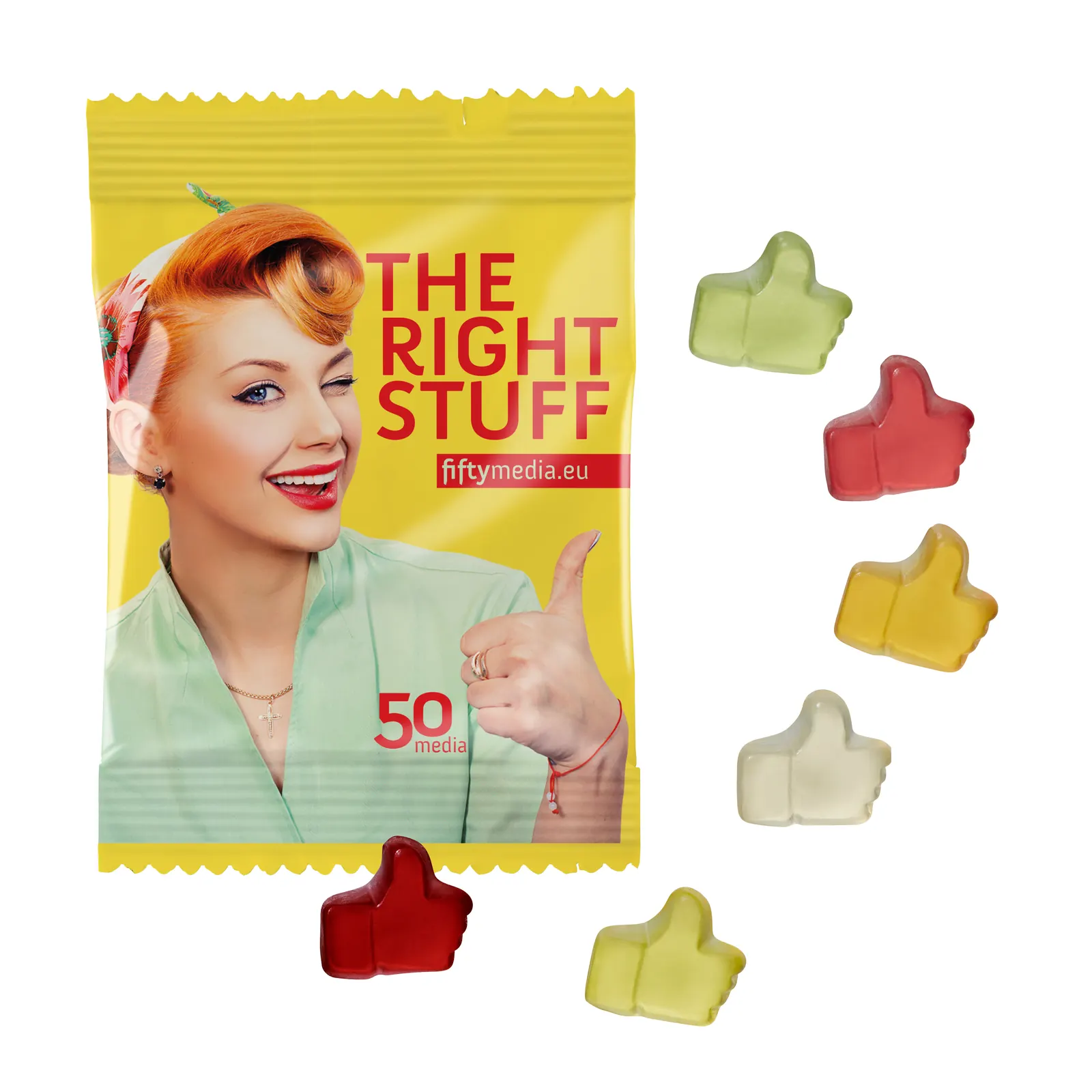 Fruchtgummi 10g Tüten - @ Zeichen