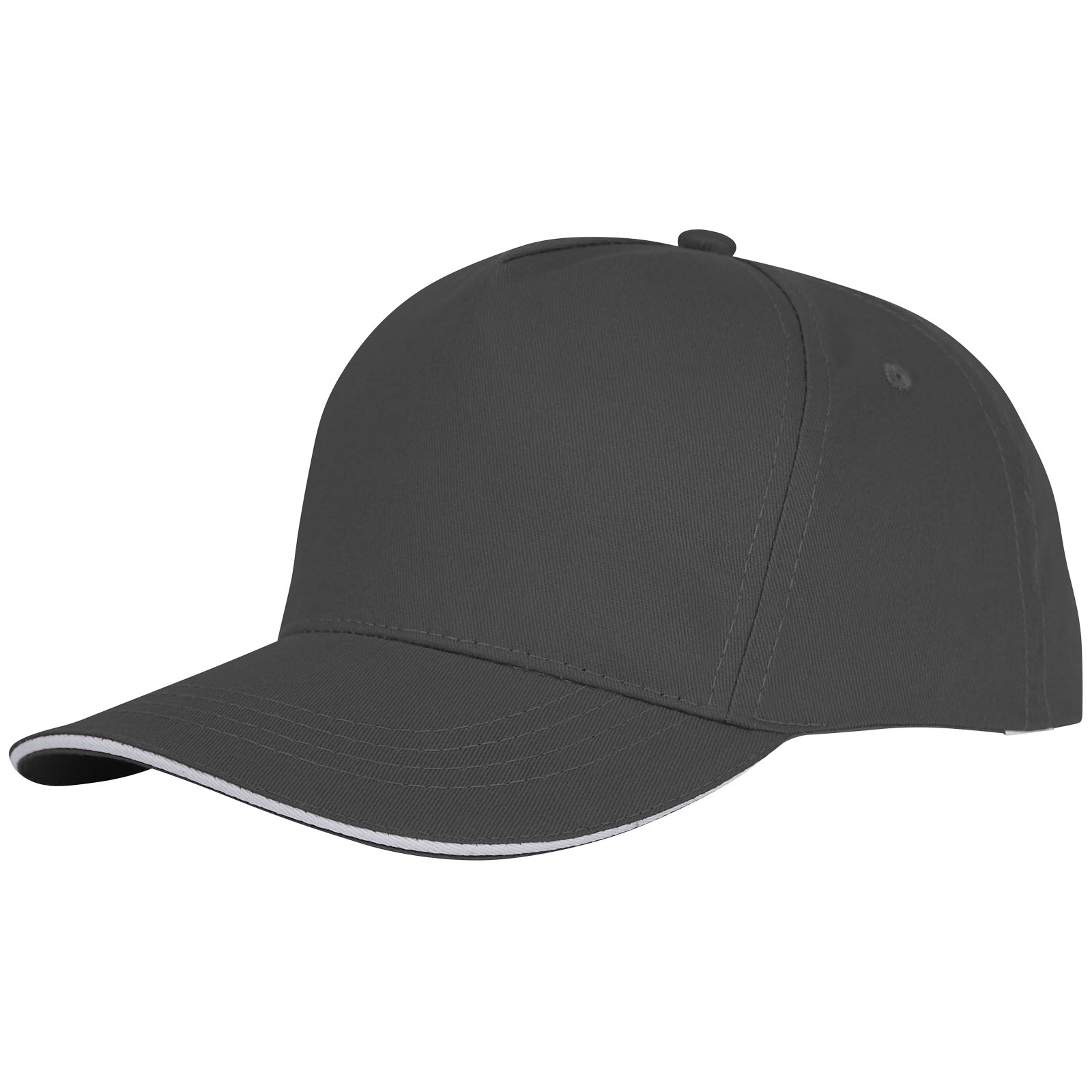 Ceto 175 g/m² Kappe mit 5 Segmenten und Sandwichschirm storm grey