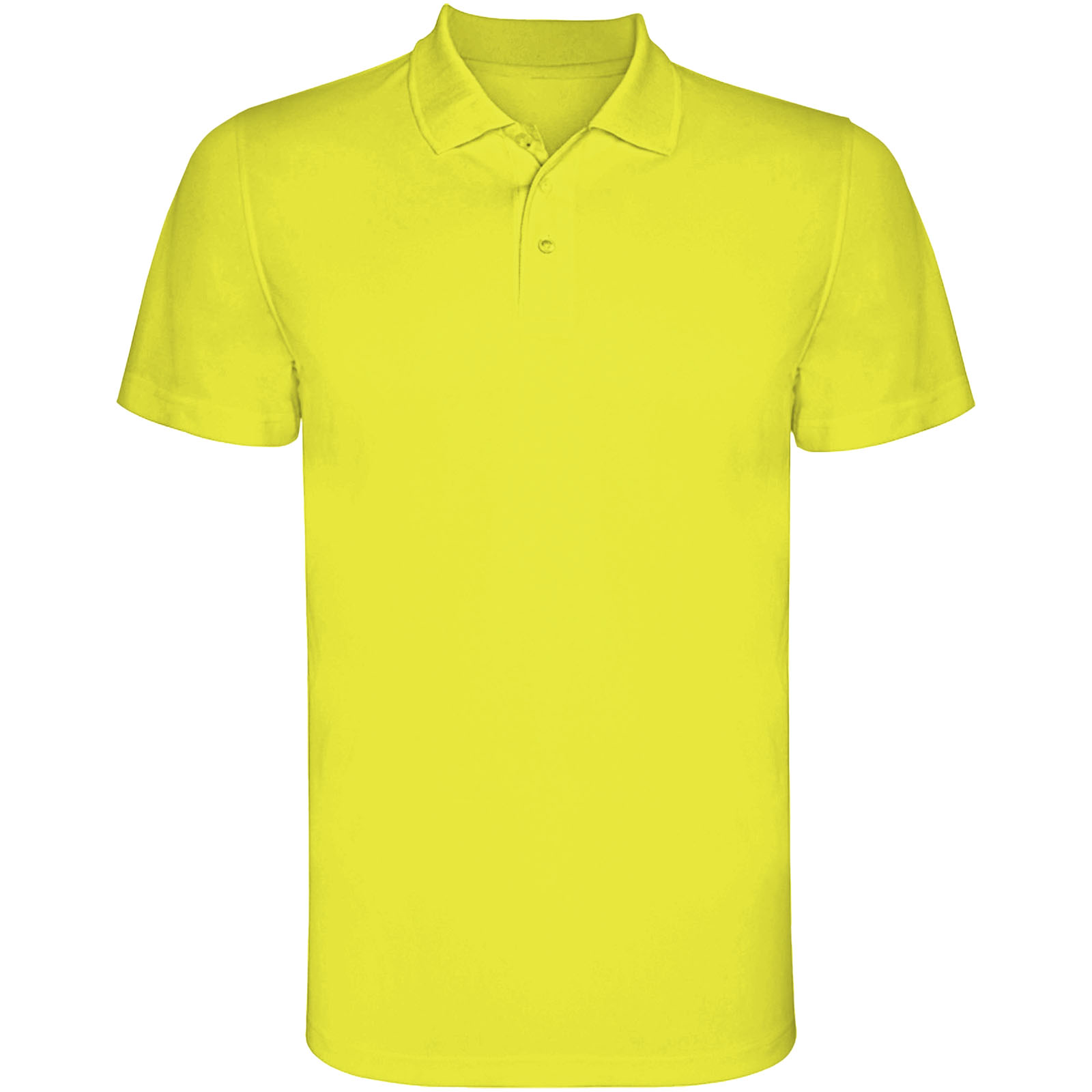 Monzha 150 g/m² Sport Poloshirt für Herren fluorgelb