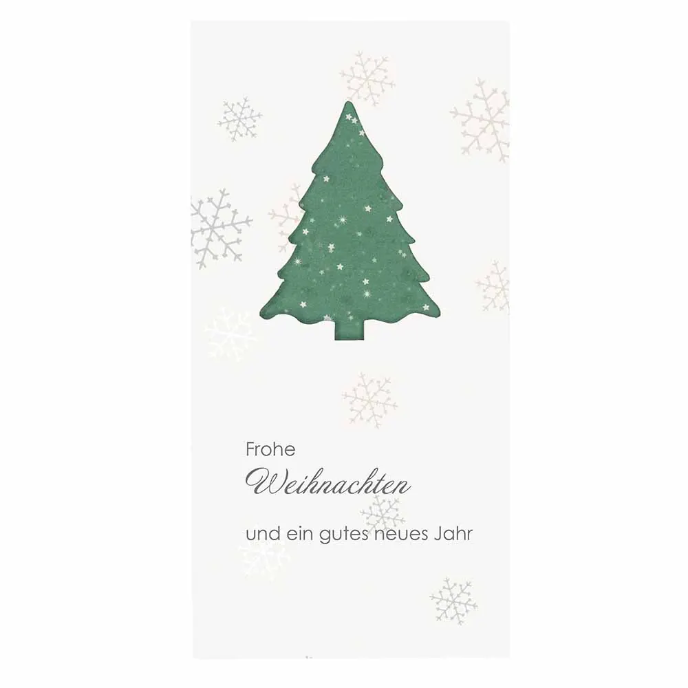 Samenpapier-Karte Fichte - Standardmotiv
