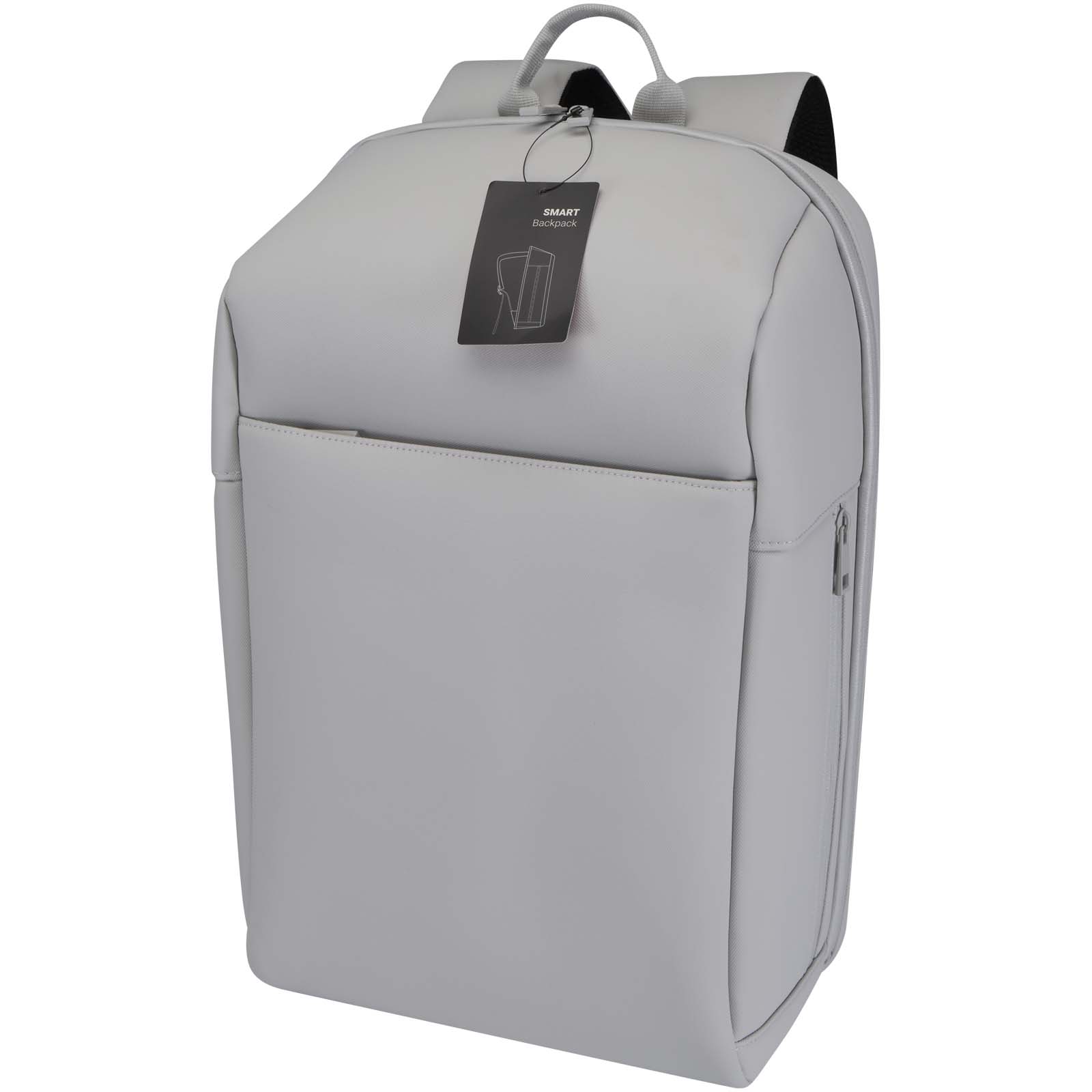 SMART 15" GRS Laptop-Rucksack aus recyceltem Material, 18 l hellgrau