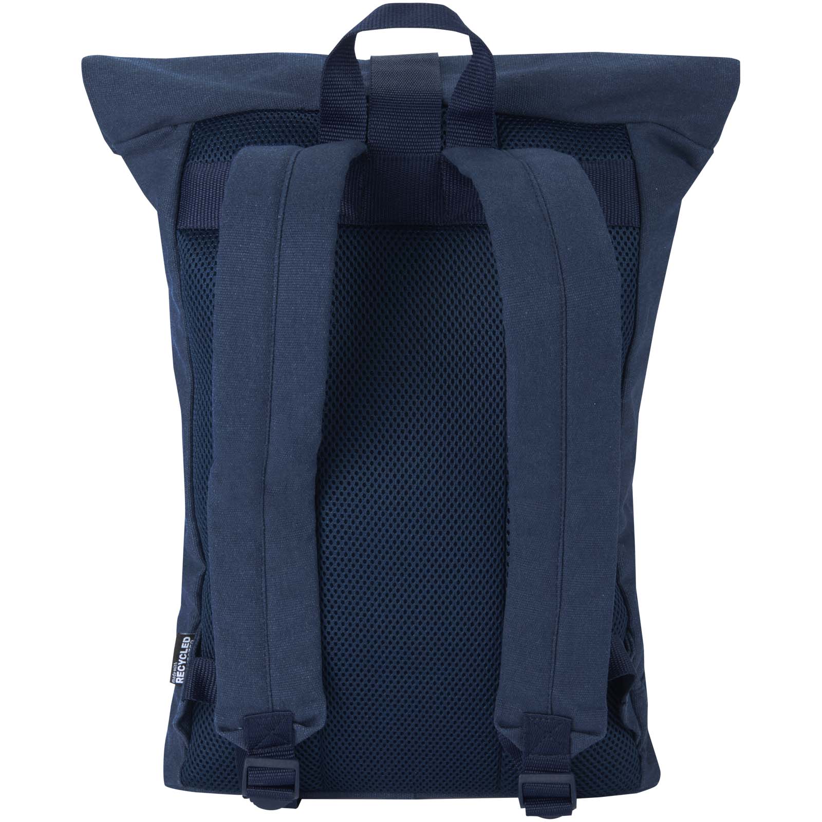 Recanvas 14” GRS recycelter Rolltop-Rucksack 16L navy