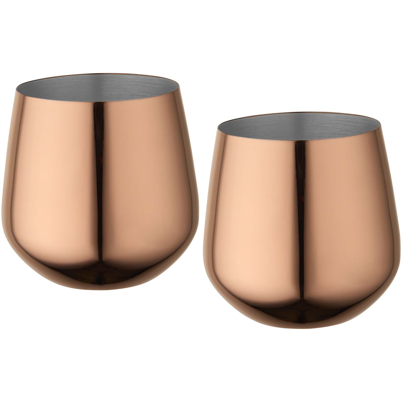 Cascade 540-ml-Edelstahlbecher-Set roségold