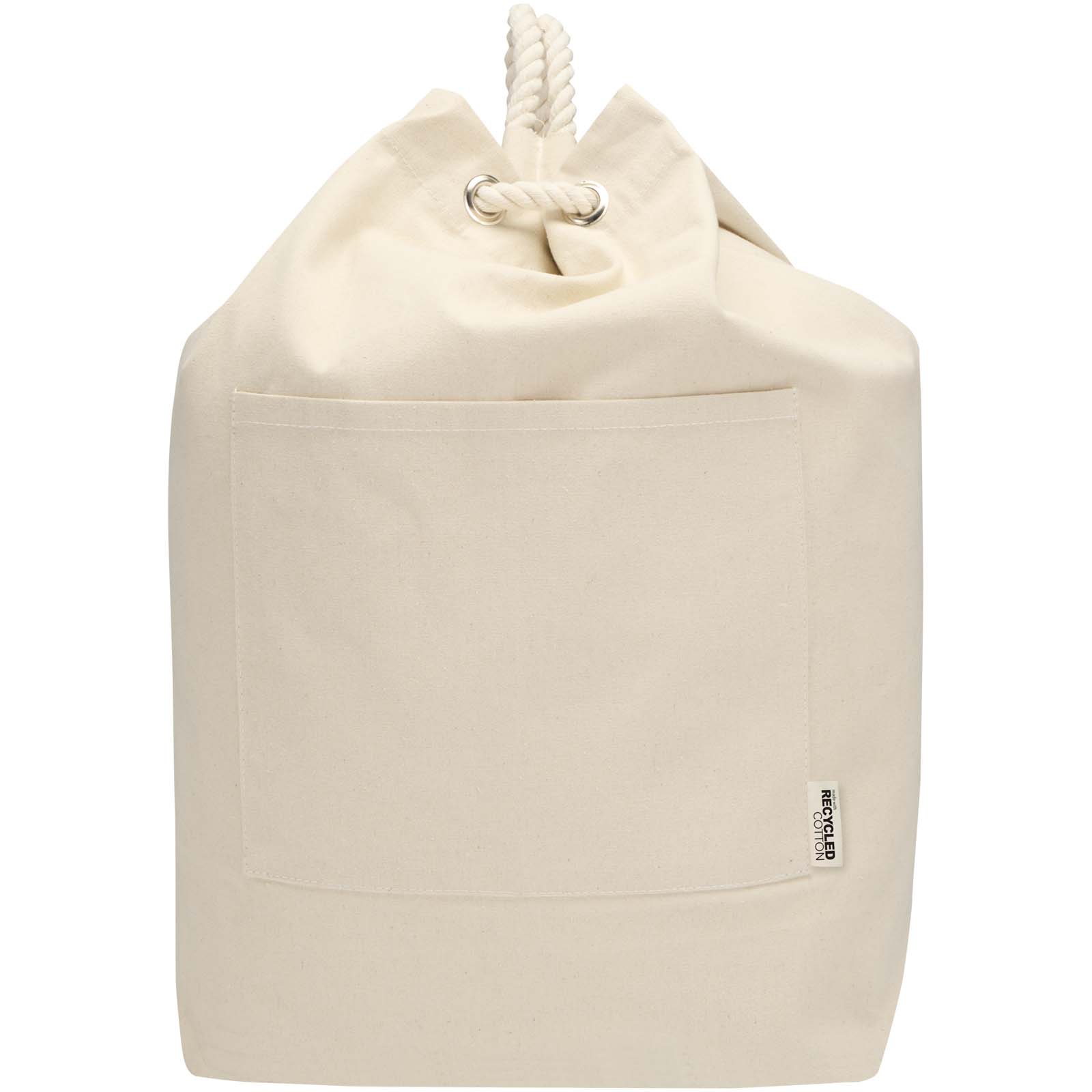 Florida 270 g/m² GRS-zertifizierter Seesack aus Recyclingmaterial, 15 l natur