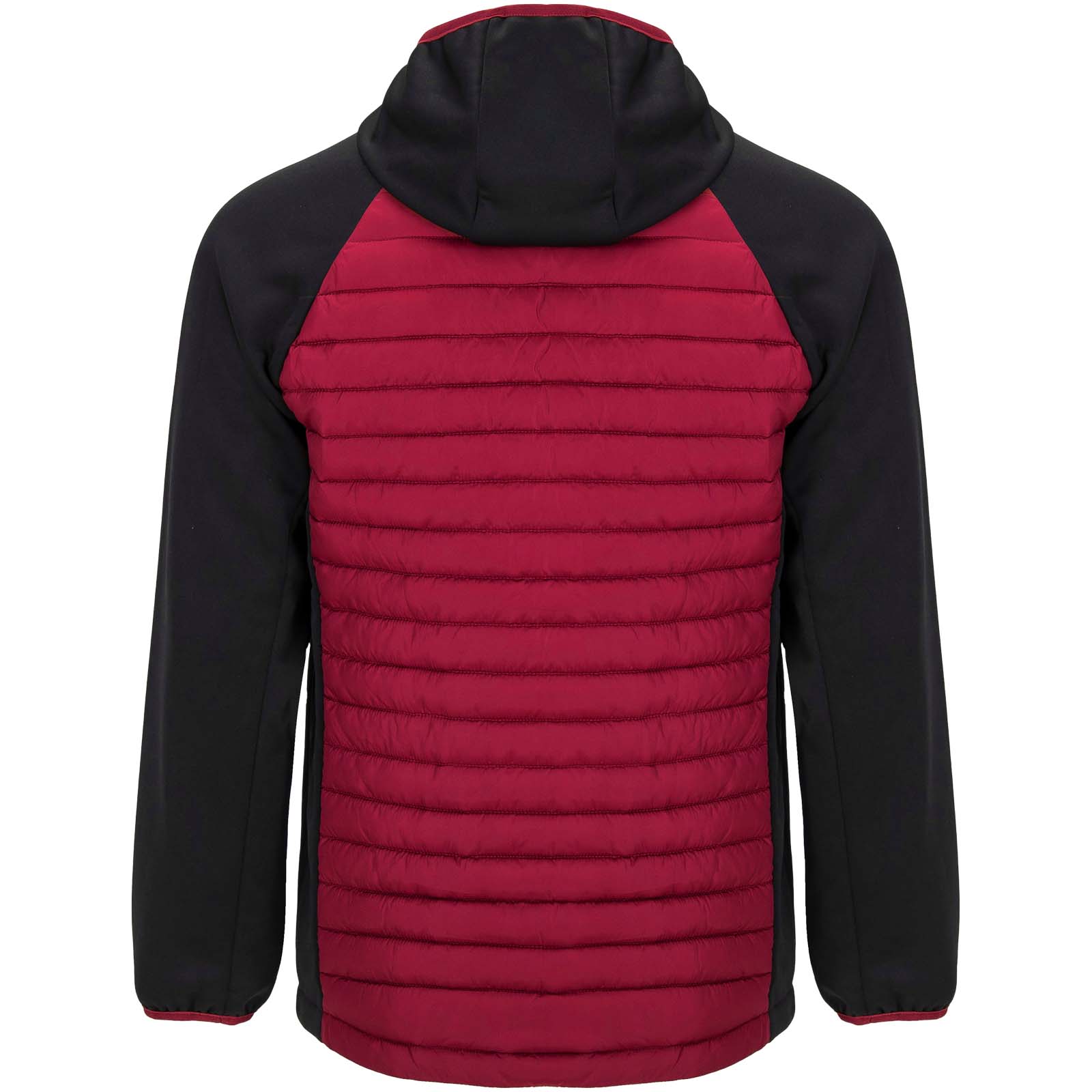 Minsk Hybrid Thermojacke Unisex rot, schwarz