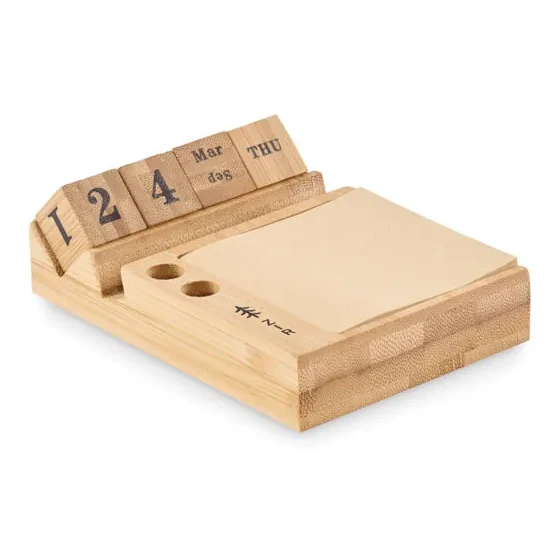 Tischkalender Bambus