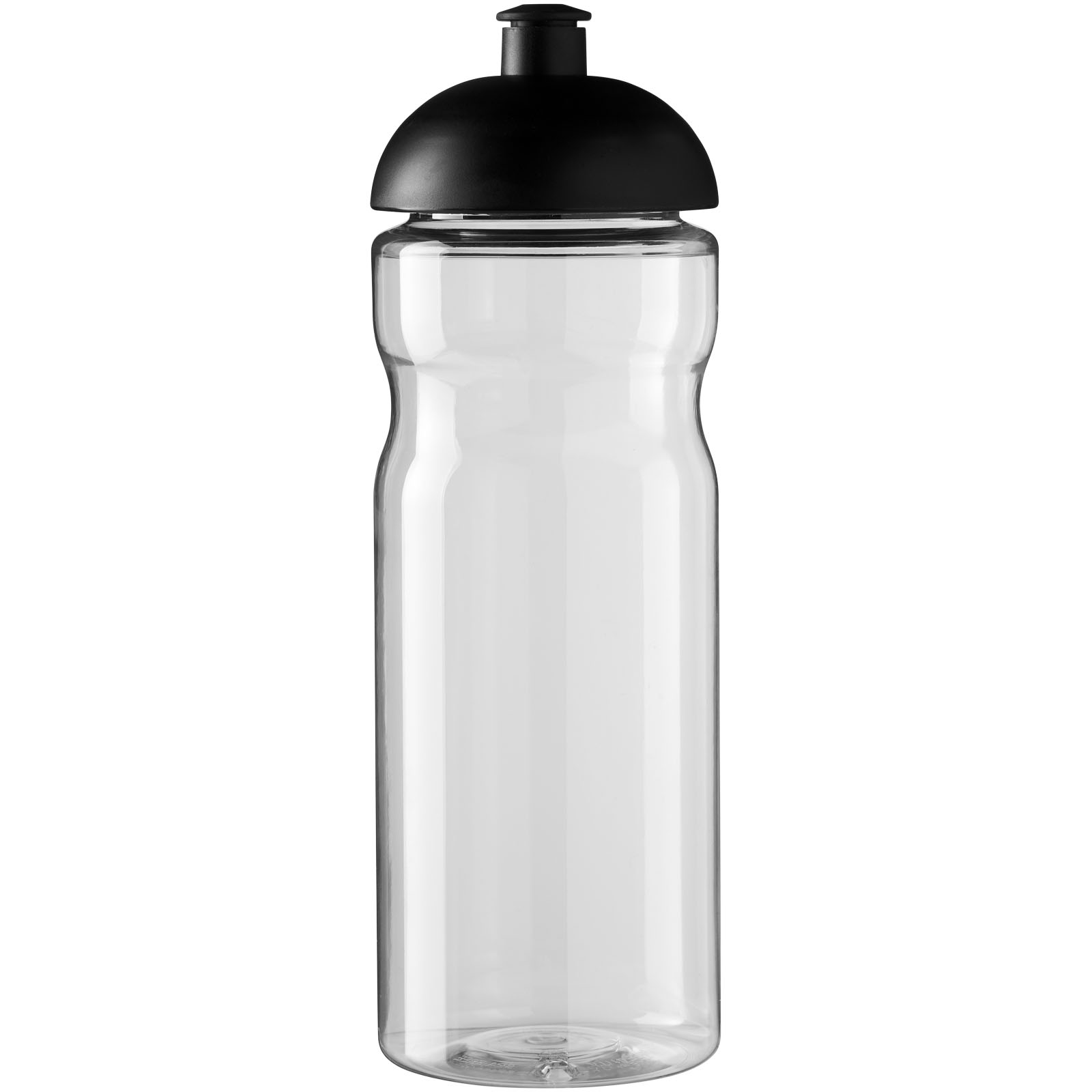 H2O Active® Base 650 ml Sportflasche mit Stülpdeckel transparent, schwarz
