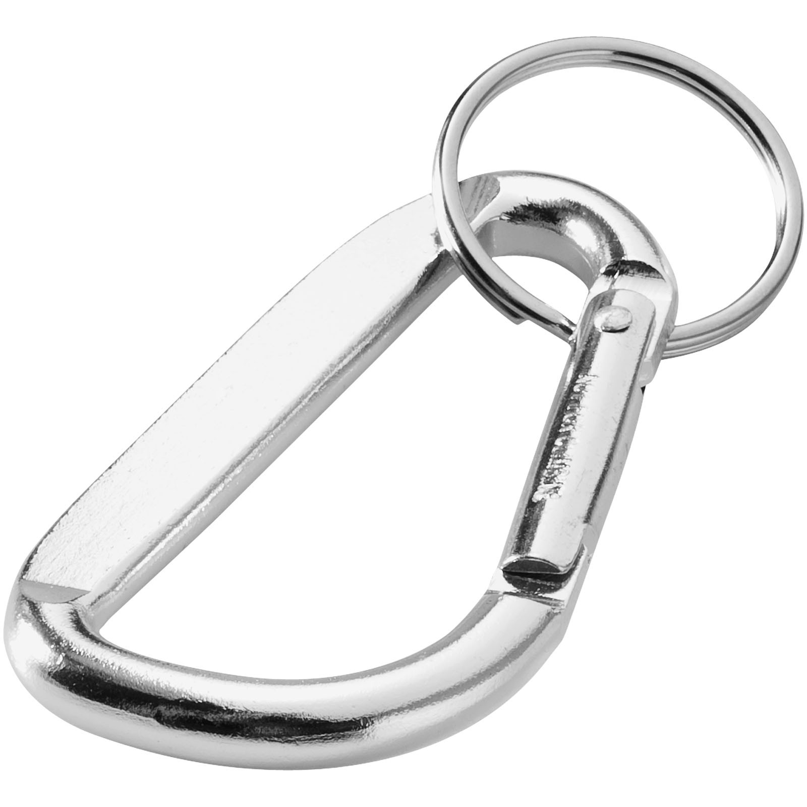 Timor Karabiner Schlüsselanhänger silber