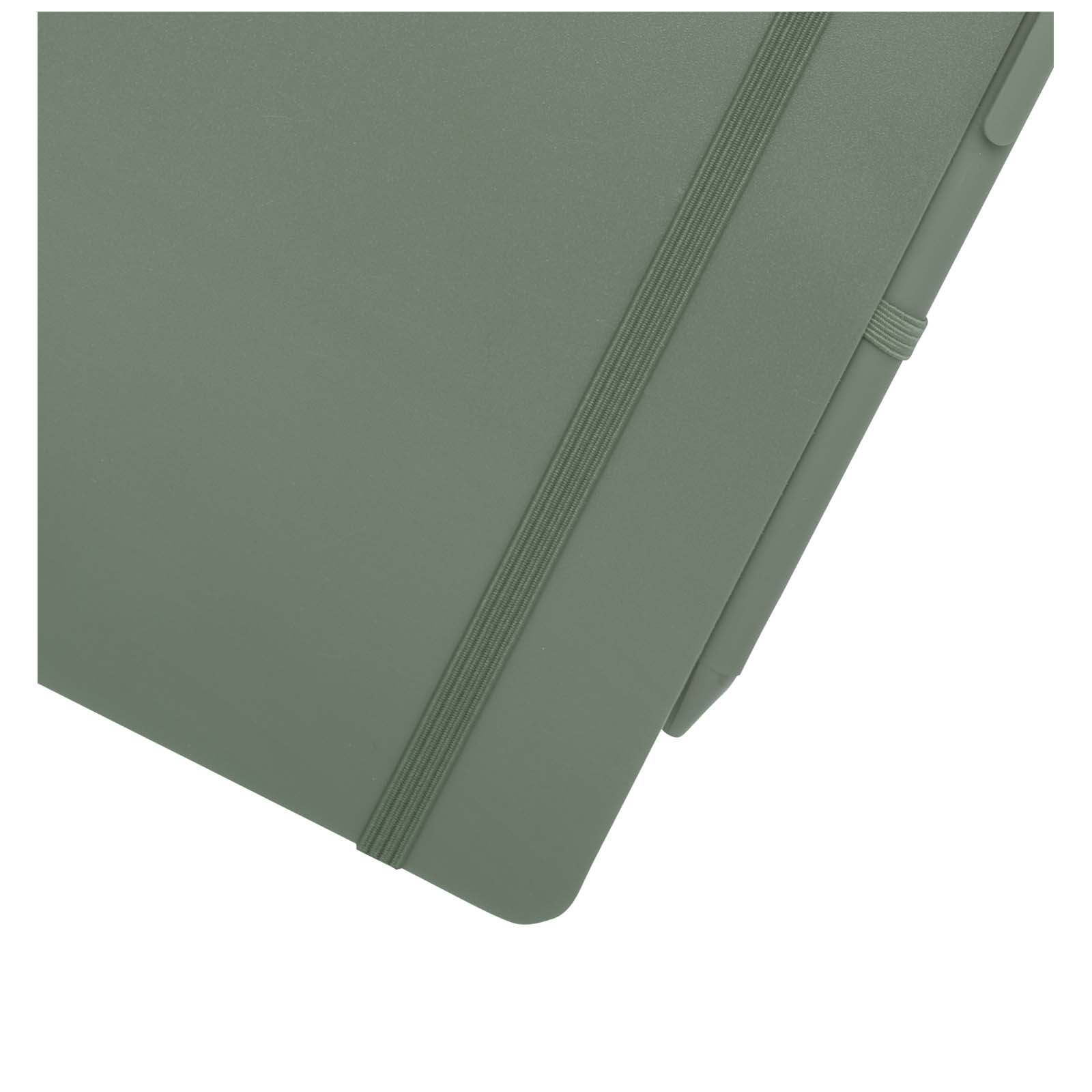 Thalaasa A5 Hardcover Notizbuch mit Kugelschreiber (schwarze Mine) heather grün