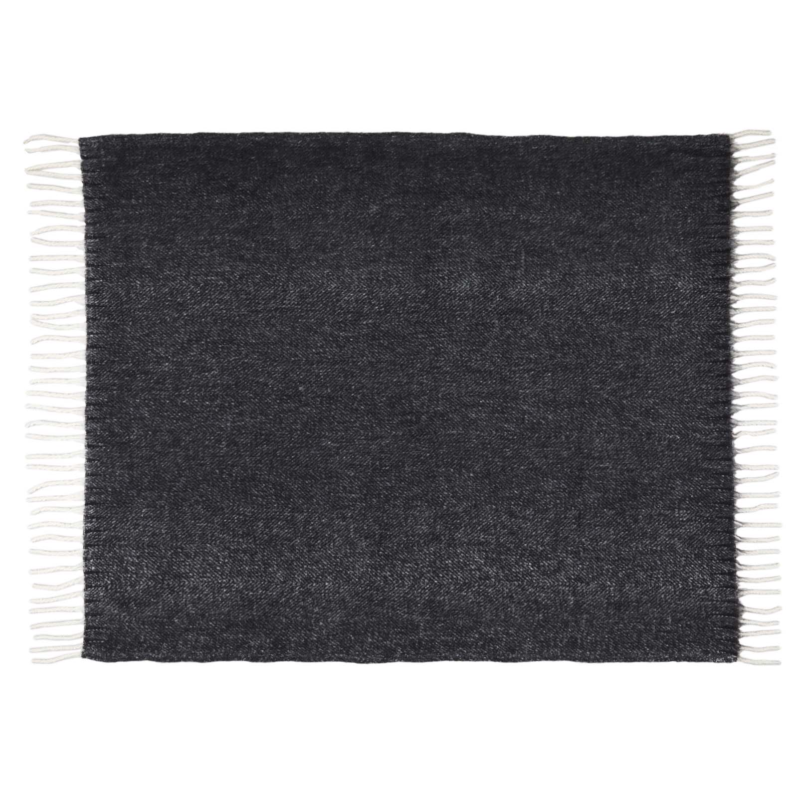 Dolly GRS-recycelte Decke schwarz