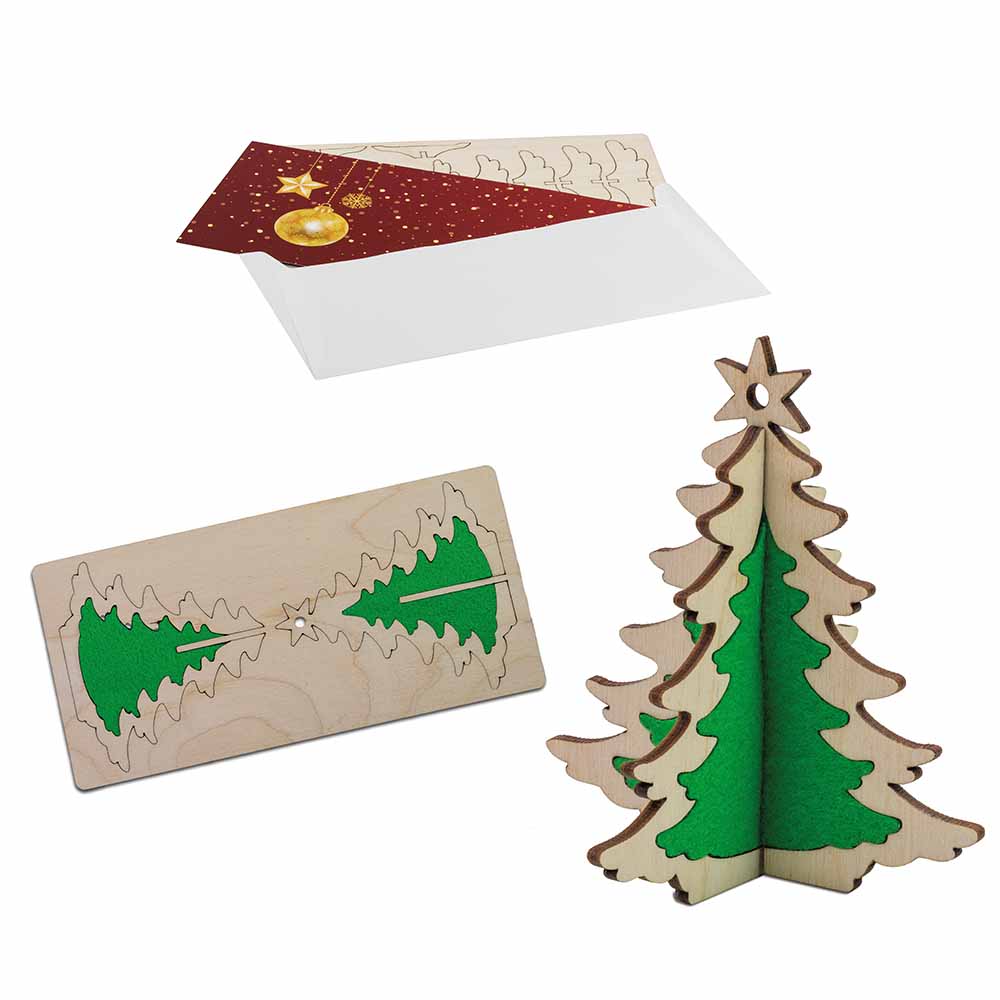 3D Holzpuzzle-Karte