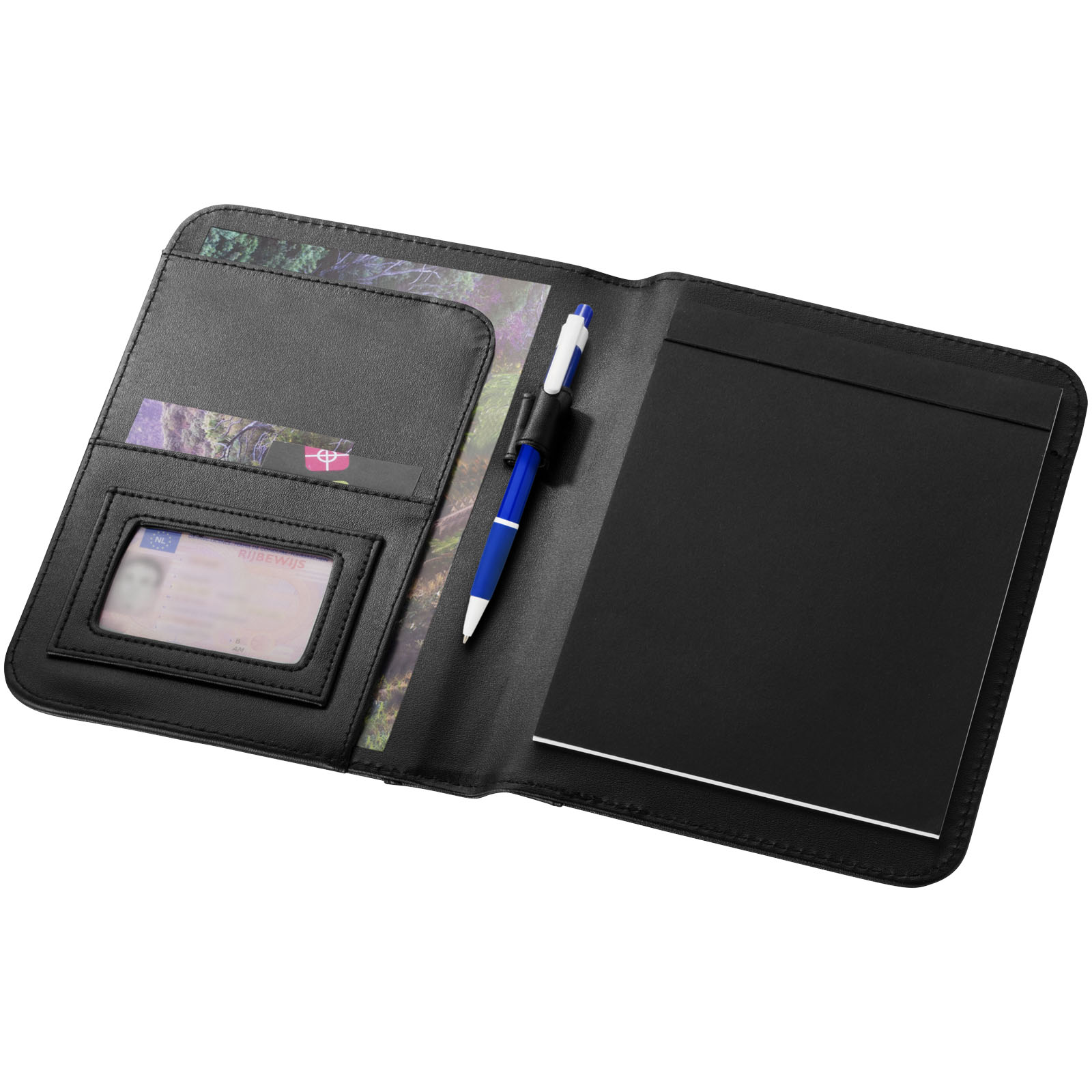 Ebony A5 Schreibmappe schwarz