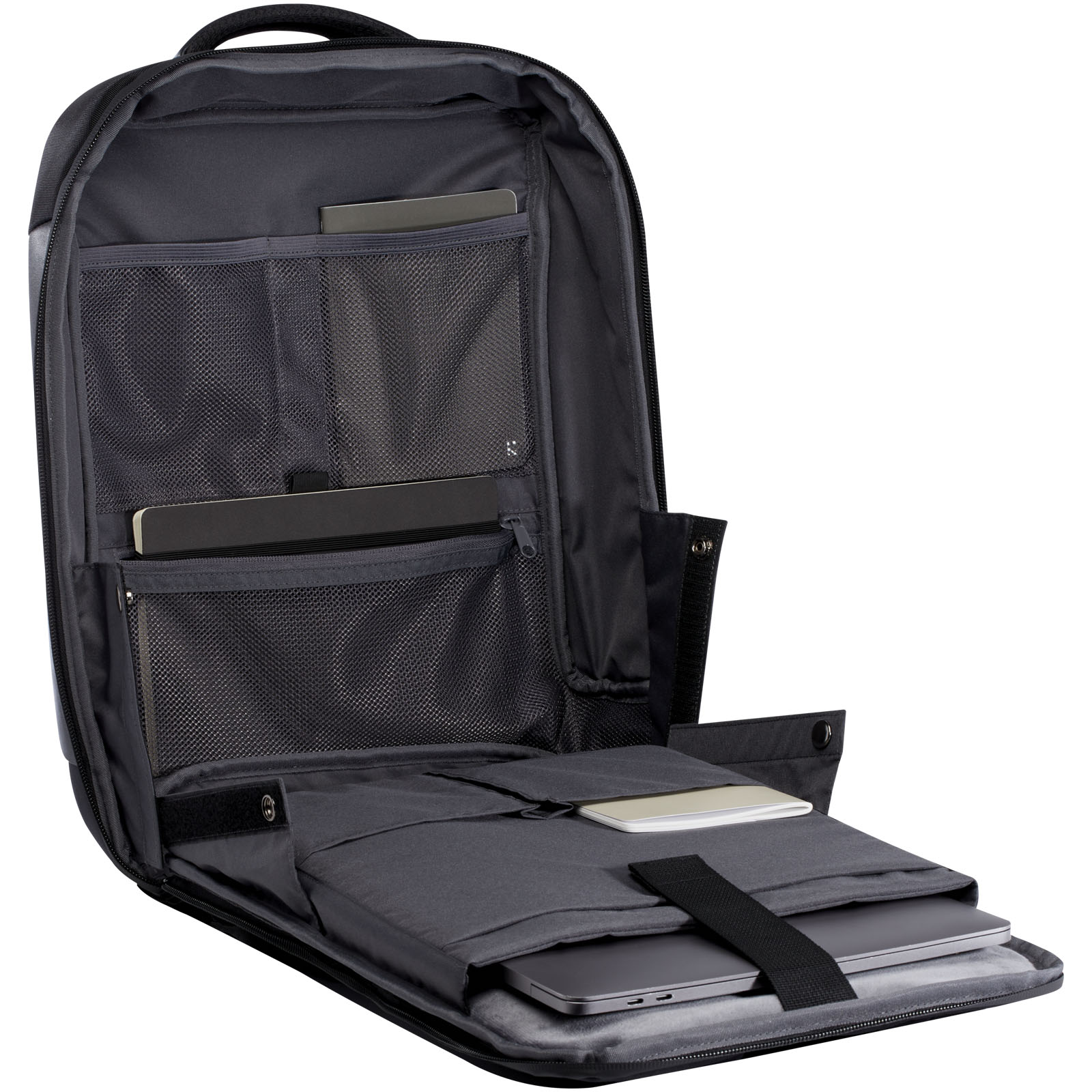 Expedition Pro 15,6" kompakter Laptop-Rucksack GRS Recyclingmaterial 12 L schwarz