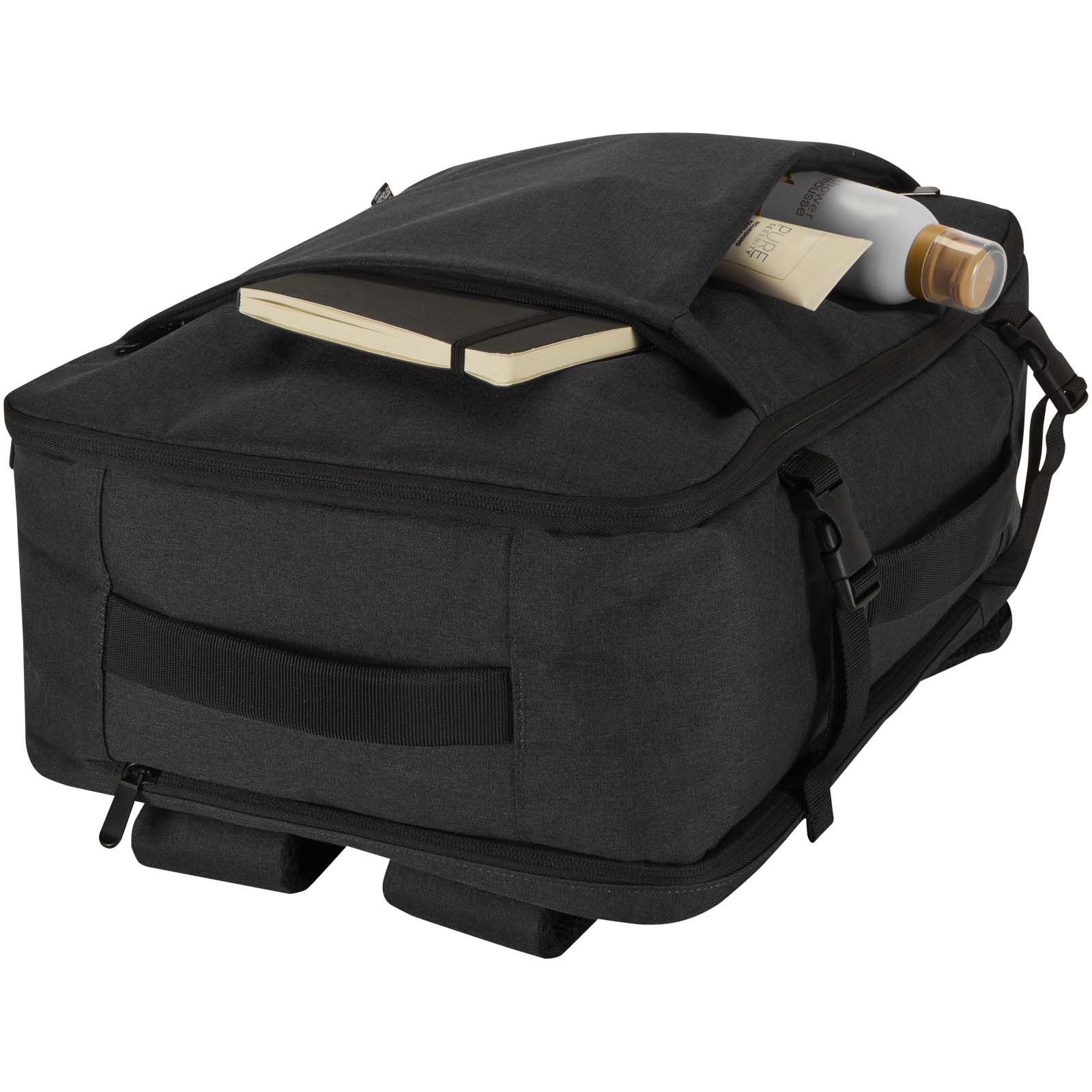 Libra 17" GRS recycelter Kabinenrucksack 25L heather charcoal