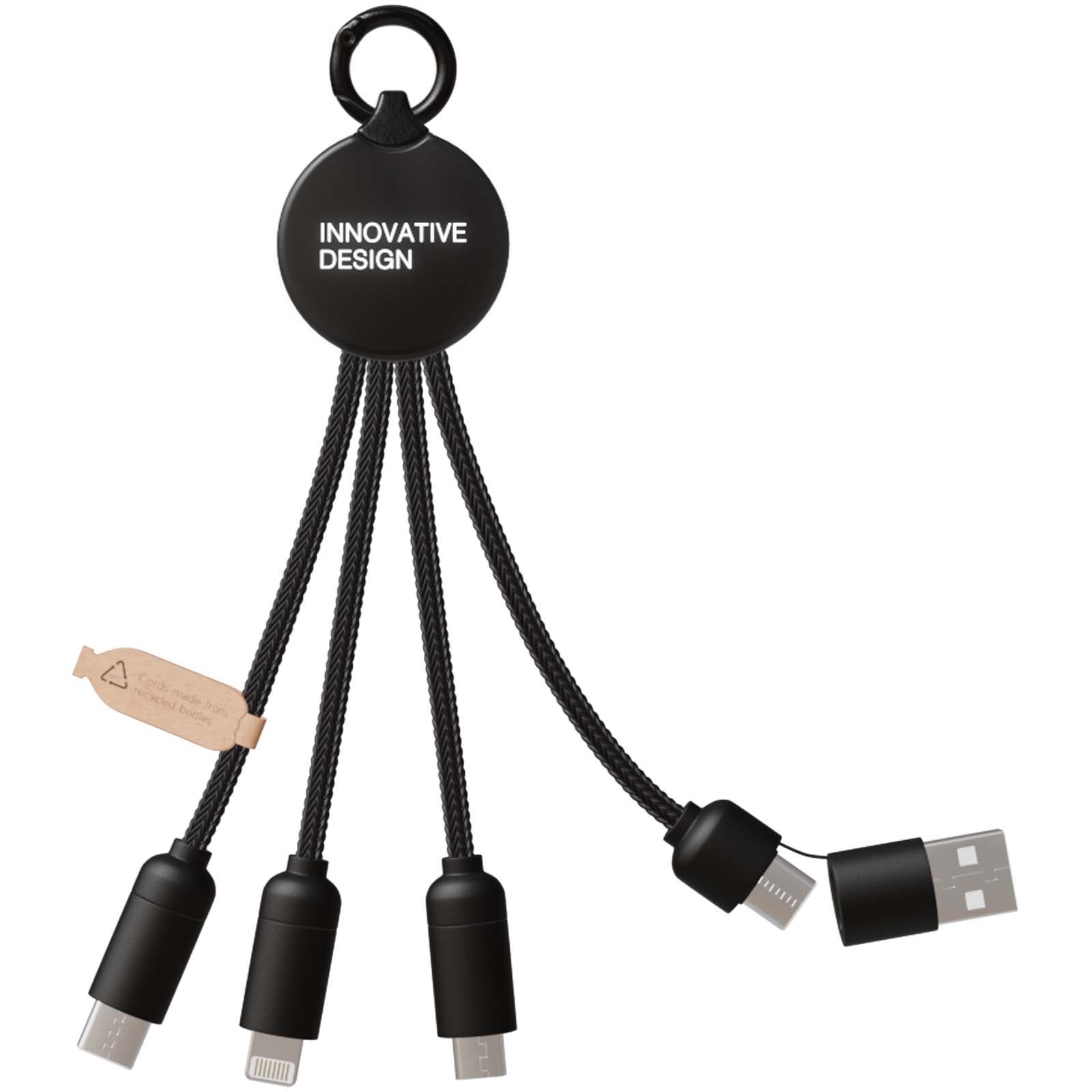 SCX.design C14 20W 5-in-1 Ladekabel schwarz