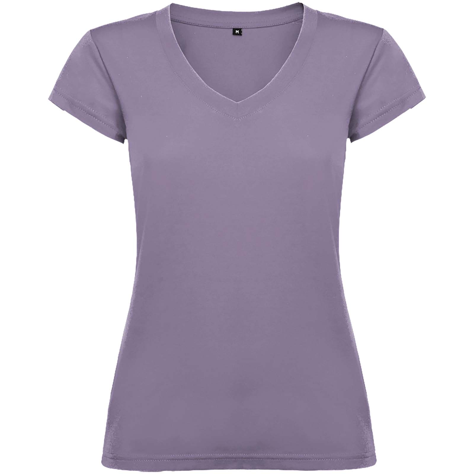 Victoria 155 g/m² T-Shirt mit V-Ausschnitt für Damen flieder