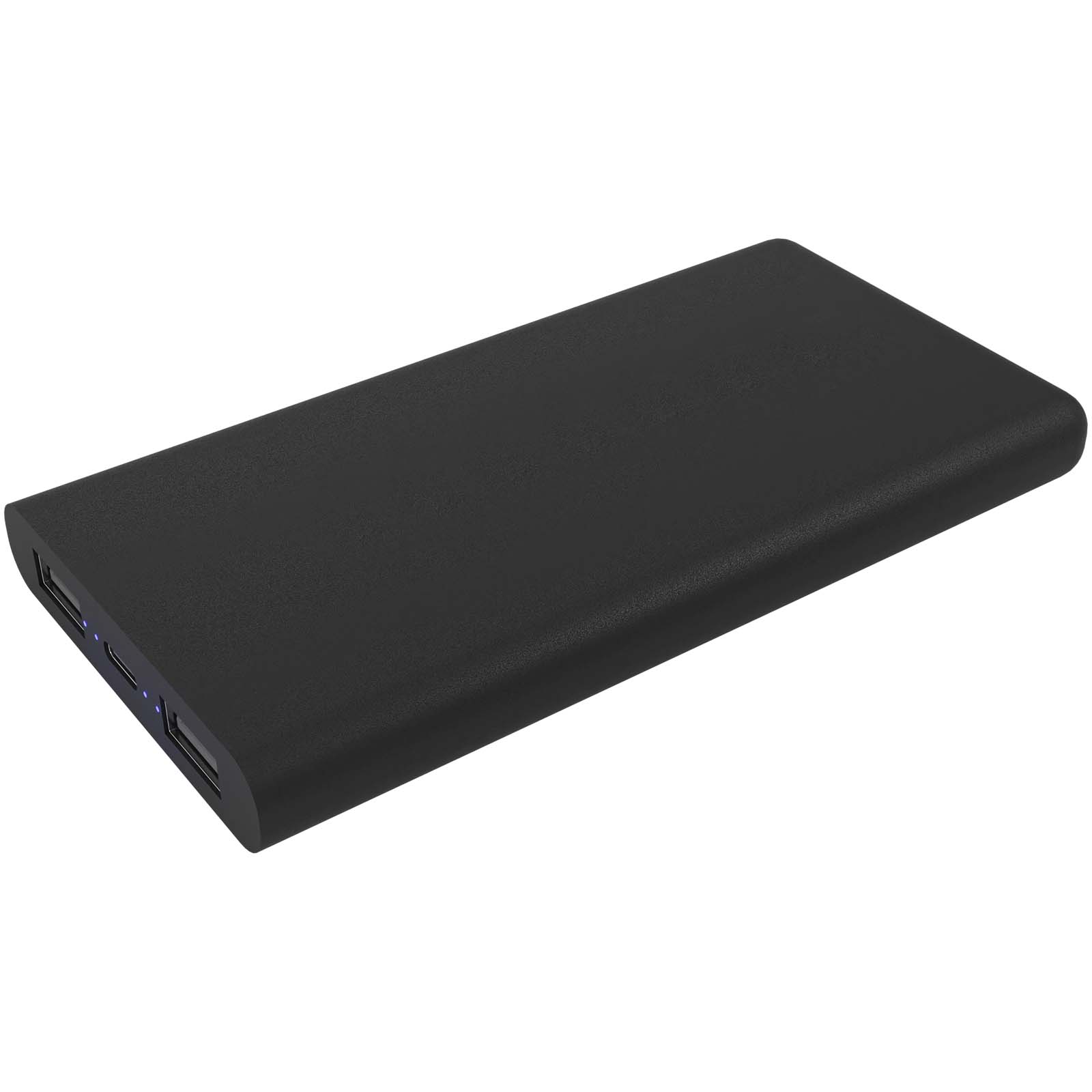 SCX.design P40 10.000 mAh kabellose Powerbank mit Leuchtlogo schwarz