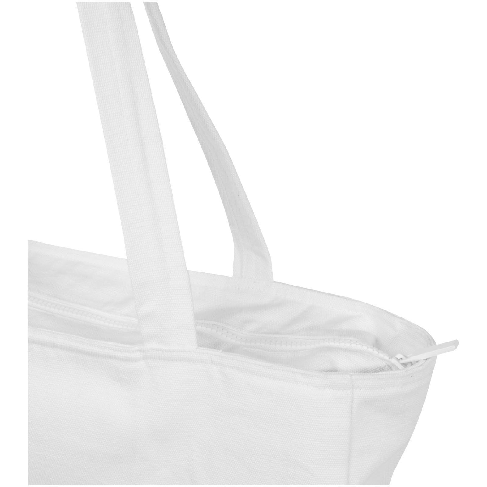Trace Weekender 500 g/m²  Aware™ recycelte Tragetasche weiss