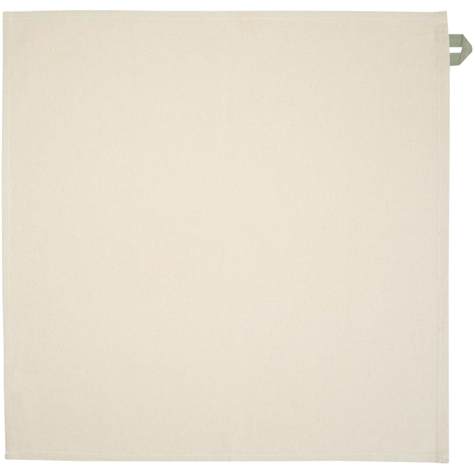Alora 210 g/m² Küchenhandtuch aus recycelter Baumwolle heather grün