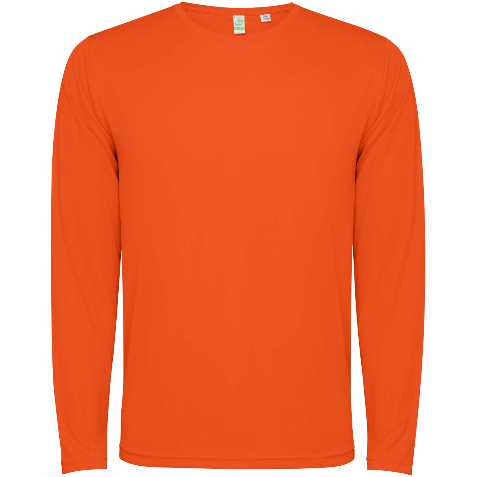 Estoril 125 g/m² Langarm-Shirt für Kinder feuerorange