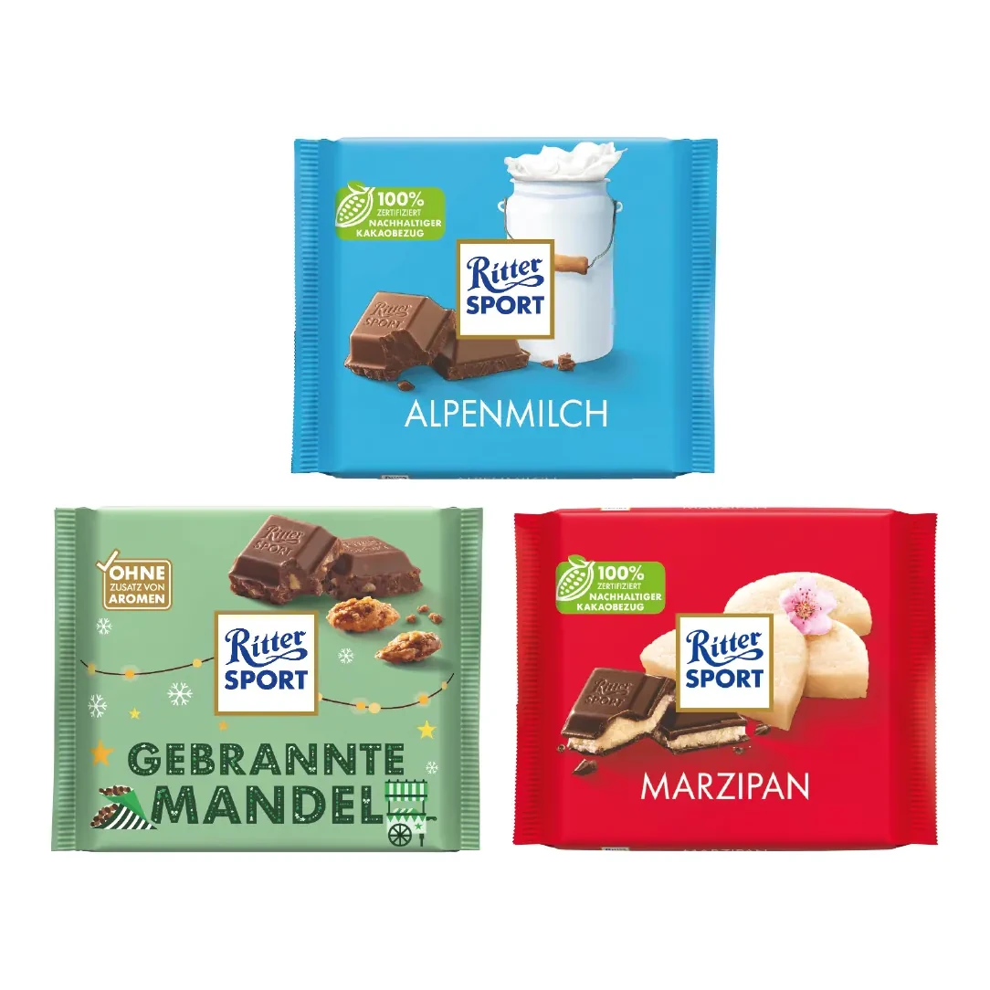 Schokotafel Ritter SPORT „Rentier“